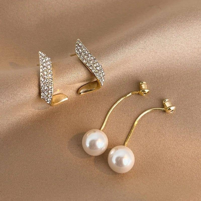 Celebrity Style pearl tassel Earrings - Urban Era Jewel