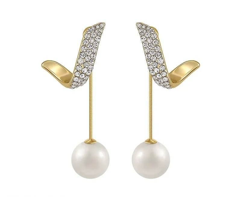 Celebrity Style pearl tassel Earrings - Urban Era Jewel