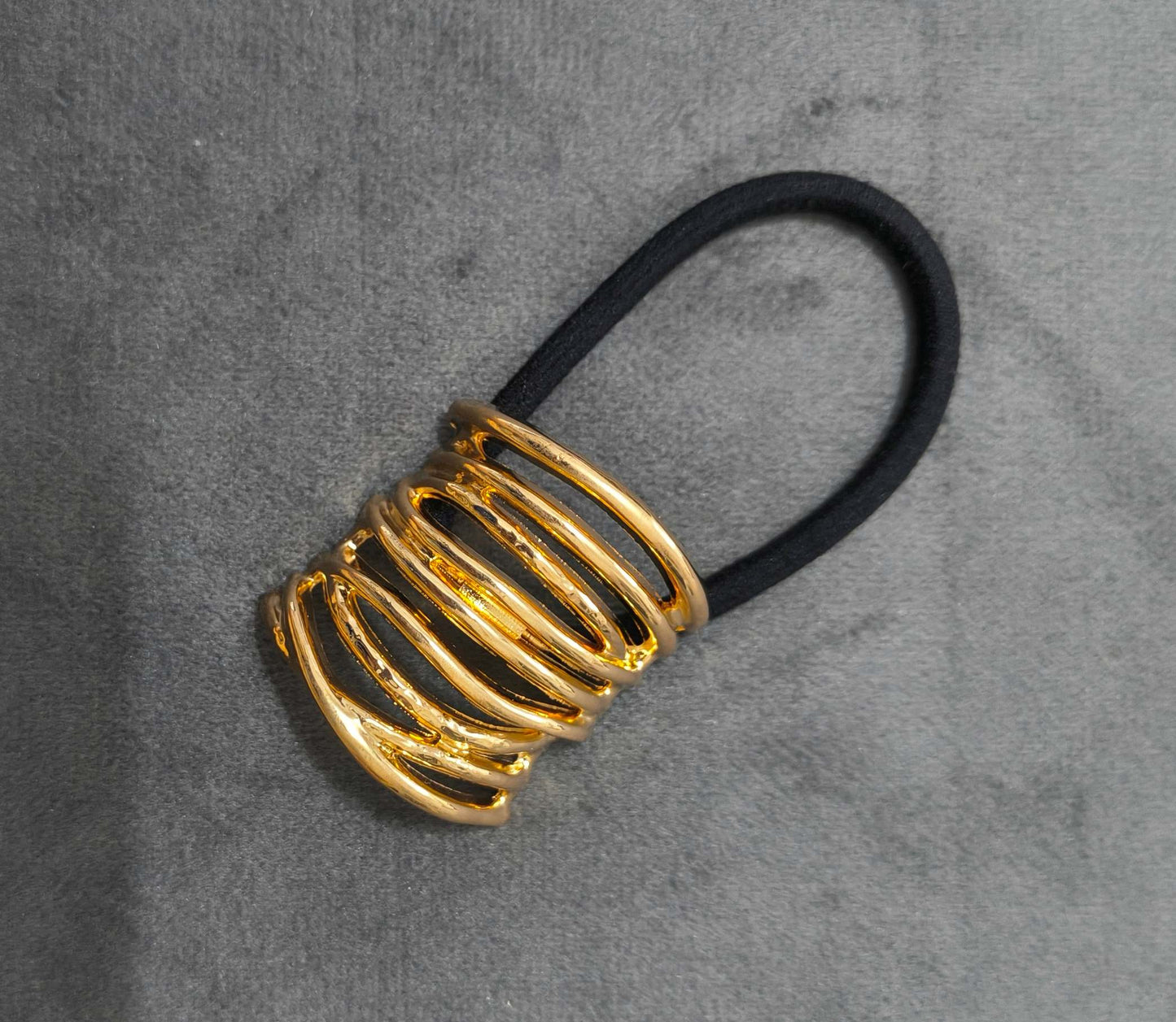 Anti Tarnish Hair Cuff Geometric Hair Band 18K Gold Plated