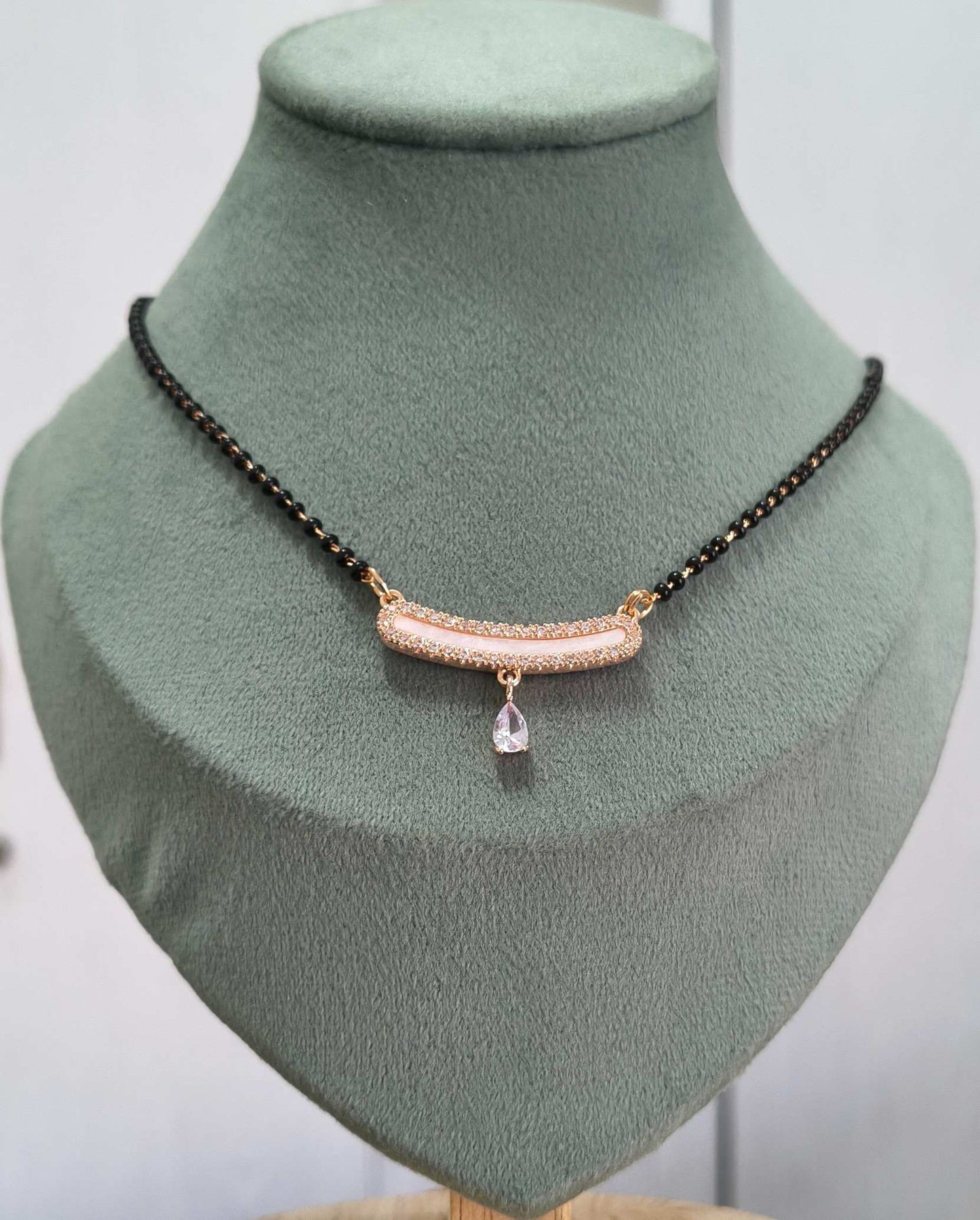 Anti Tarnish Mangalsutra Vintage Style 18K RoseGold Plated