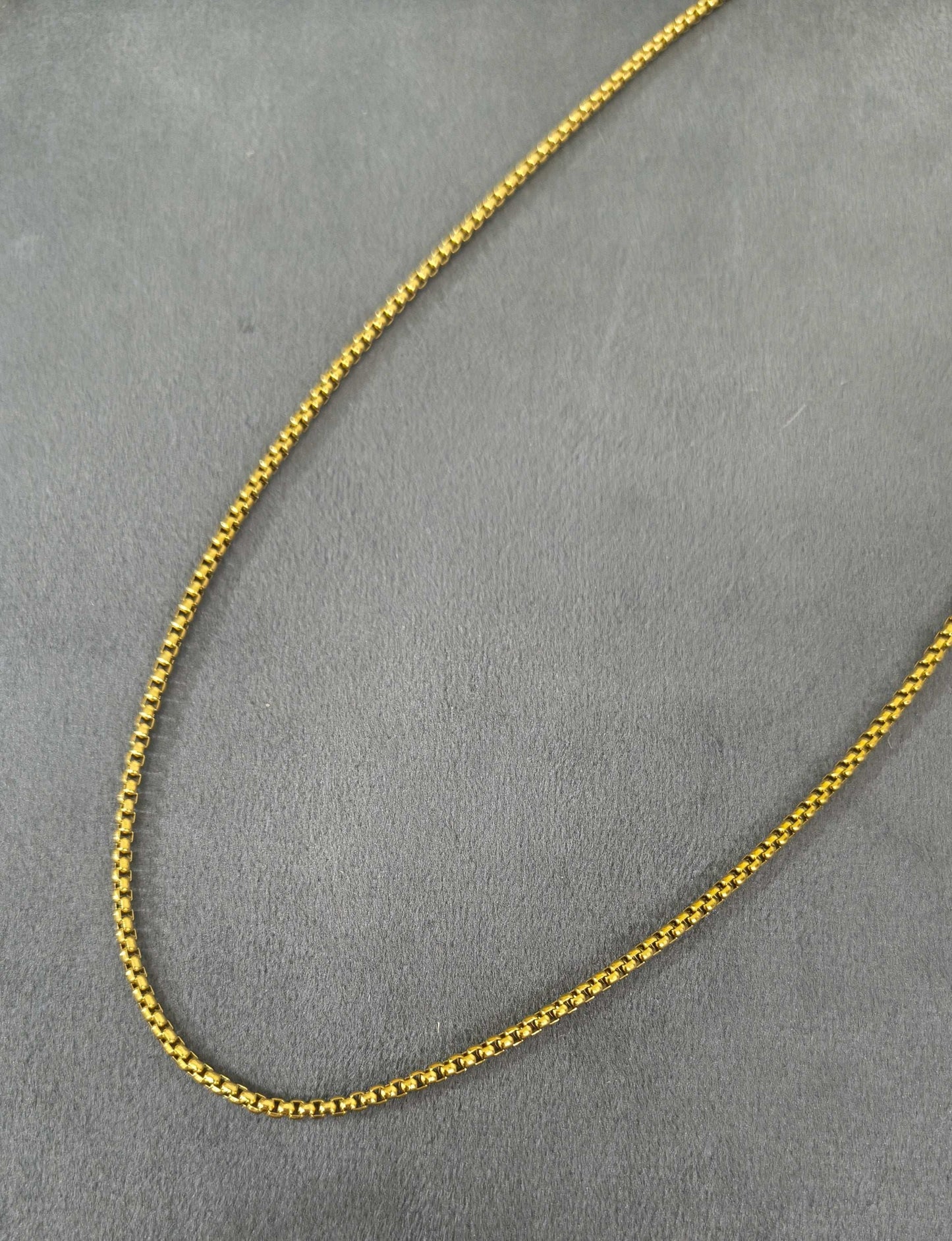 Antitarnish Men's Trendy Golden Chain 18K Gold Plated
