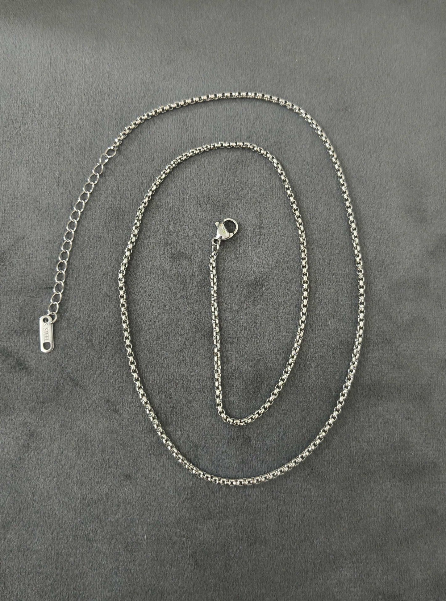 Antitarnish Men's Trendy Silver Chain 18K Gold Plated