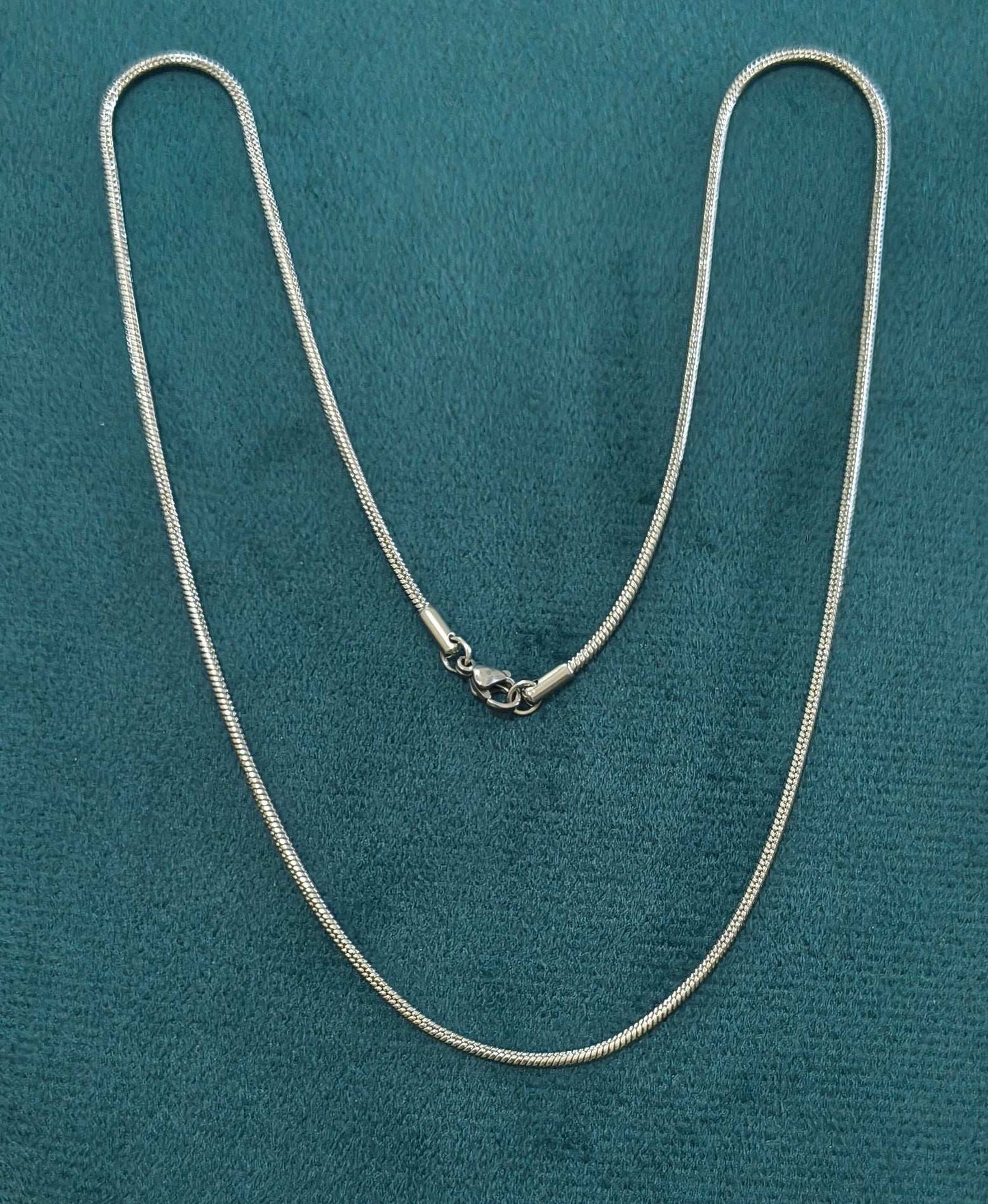 Antitarnish Unisex Solid Rope Chain Silver Plated