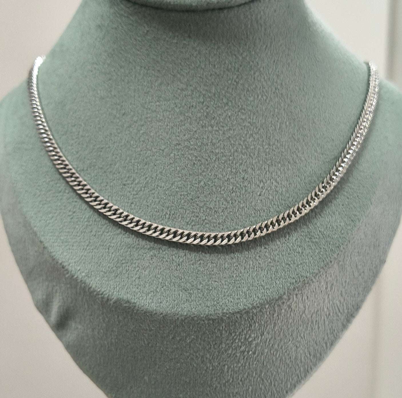 Antitarnish Unisex Stylish Curb Chain Silver Plated