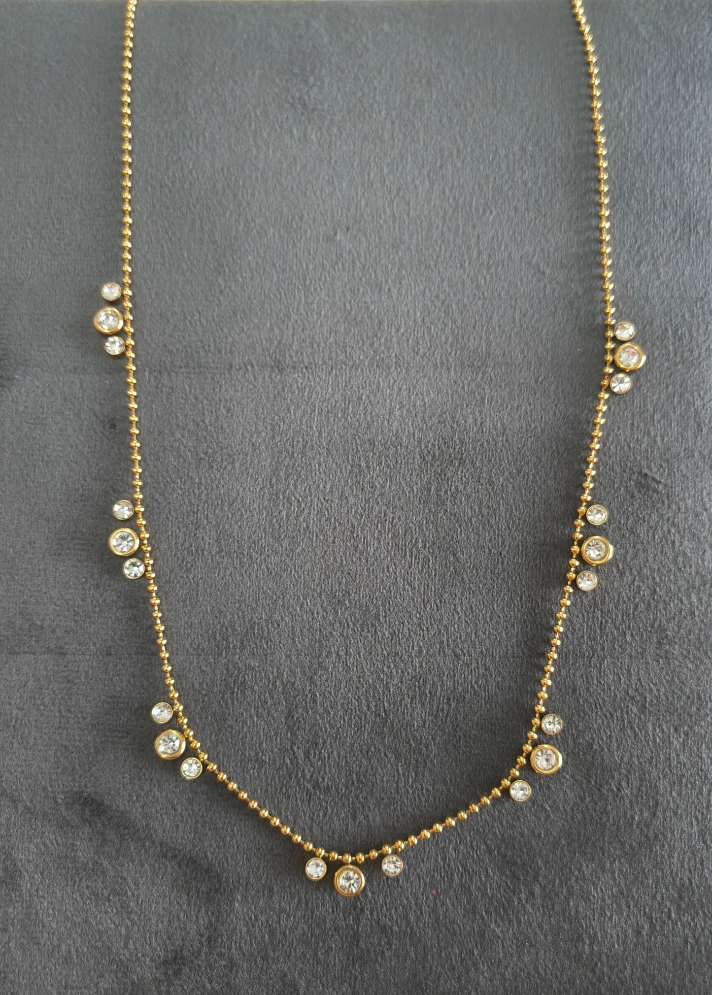 Antitarnish Dazzling Beads Waist Chain 18K Gold Plated