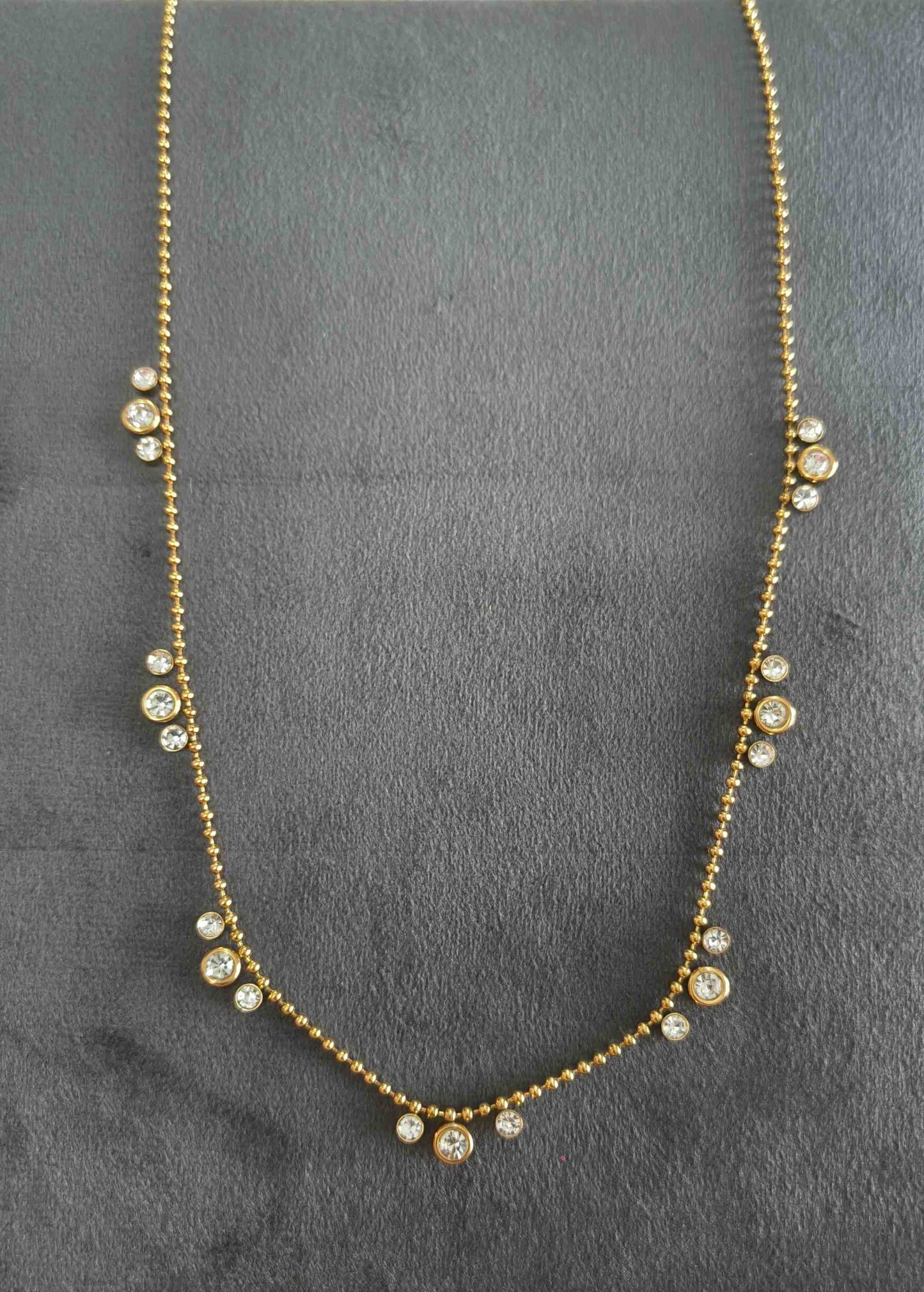 Antitarnish Dazzling Beads Waist Chain 18K Gold Plated