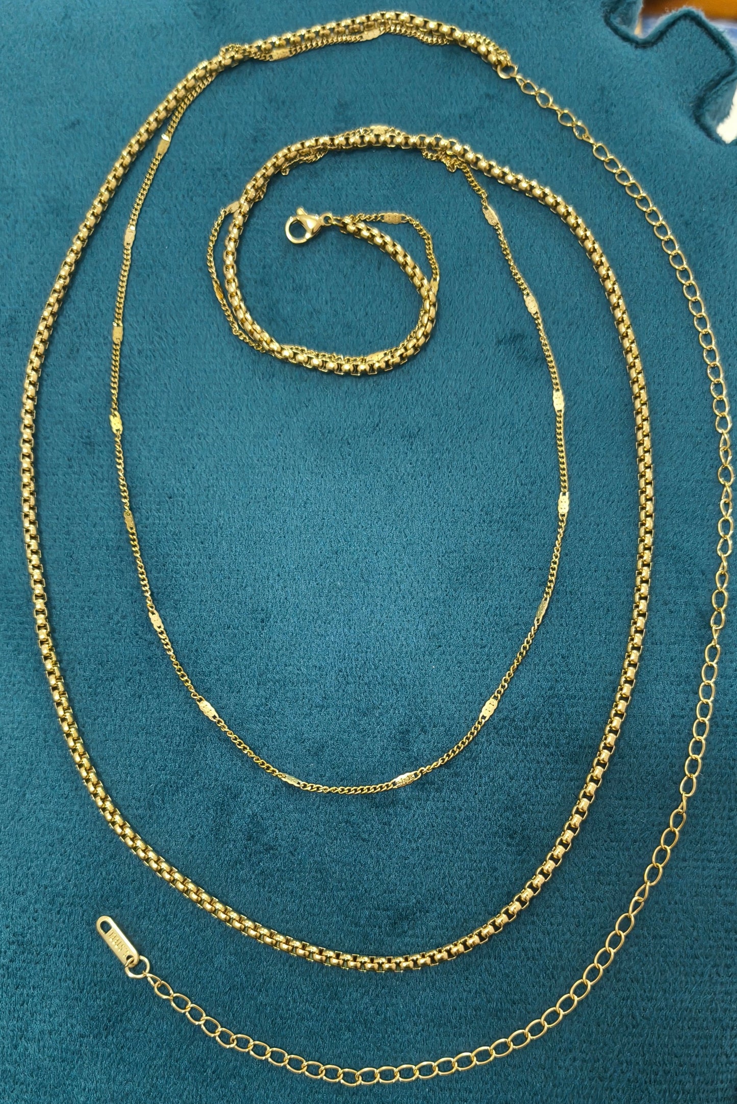 Antitarnish Double Layered Waist Chain 18K Gold Plated