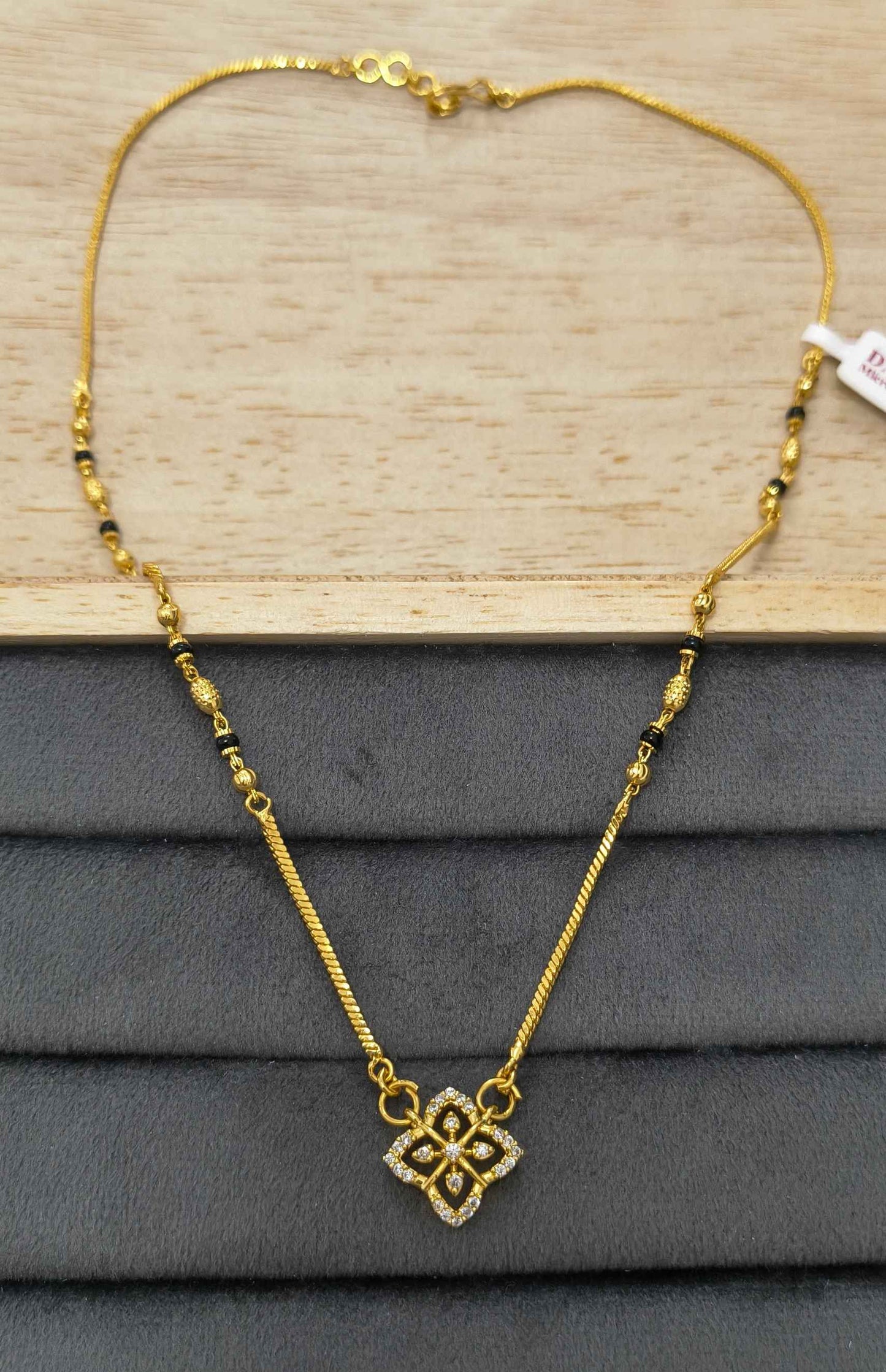 Daily Wear Mangalsutra Premium Star Glaze Pendant
