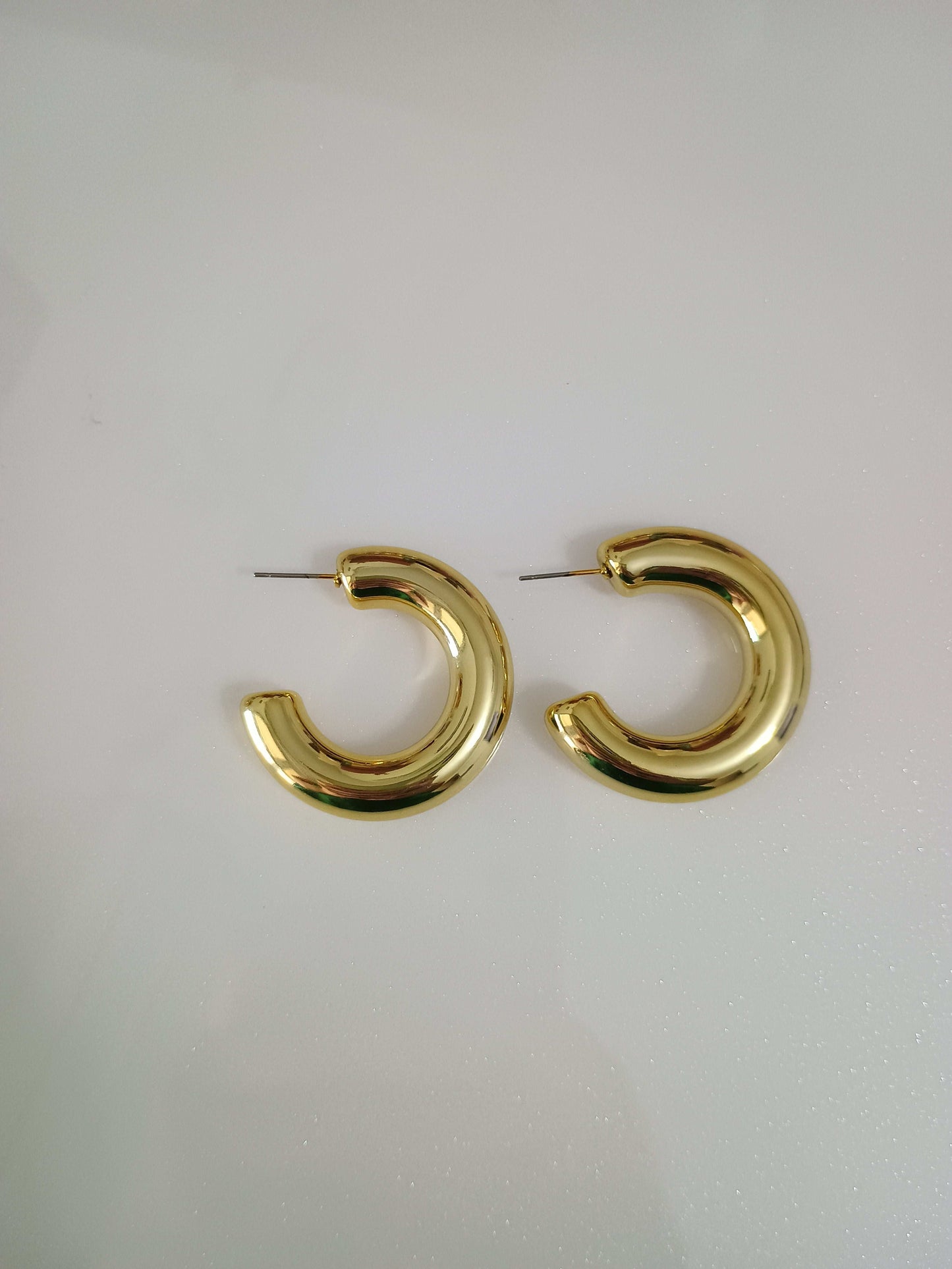 Premium Lightweight Golden Hoops- Fancy Earrings - Urban Era Jewel