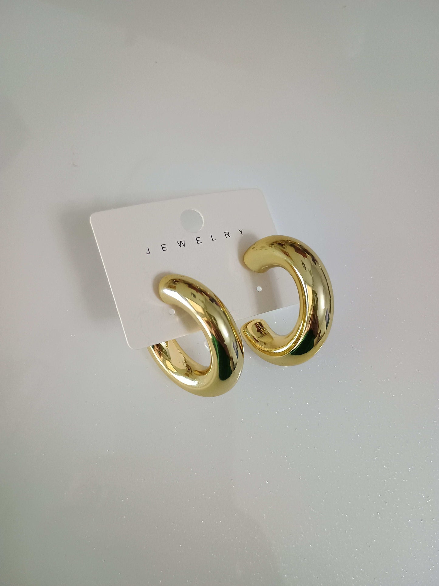Premium Lightweight Golden Hoops- Fancy Earrings - Urban Era Jewel