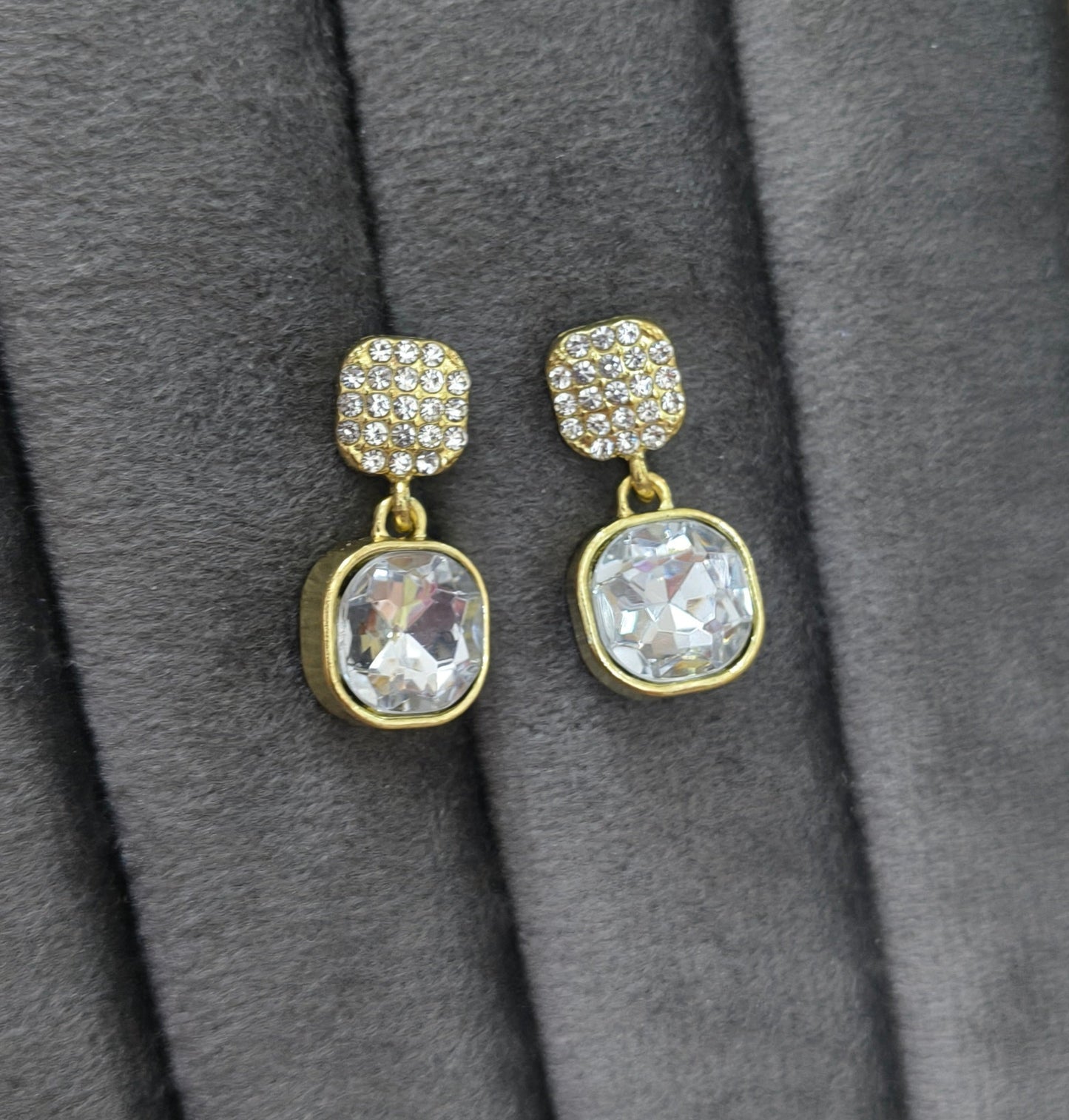 Korean Luxury Style Crystal Earring - Korean Earrings