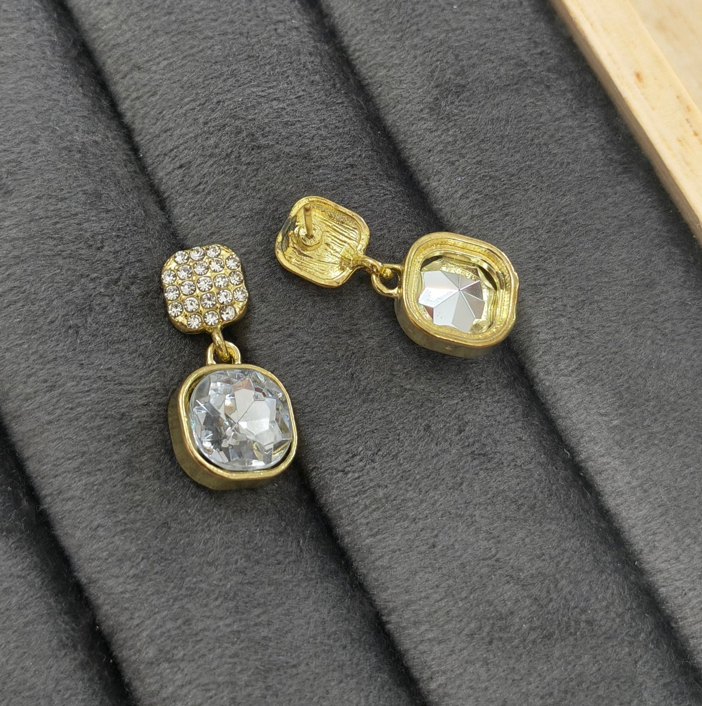 Korean Luxury Style Crystal Earring - Korean Earrings