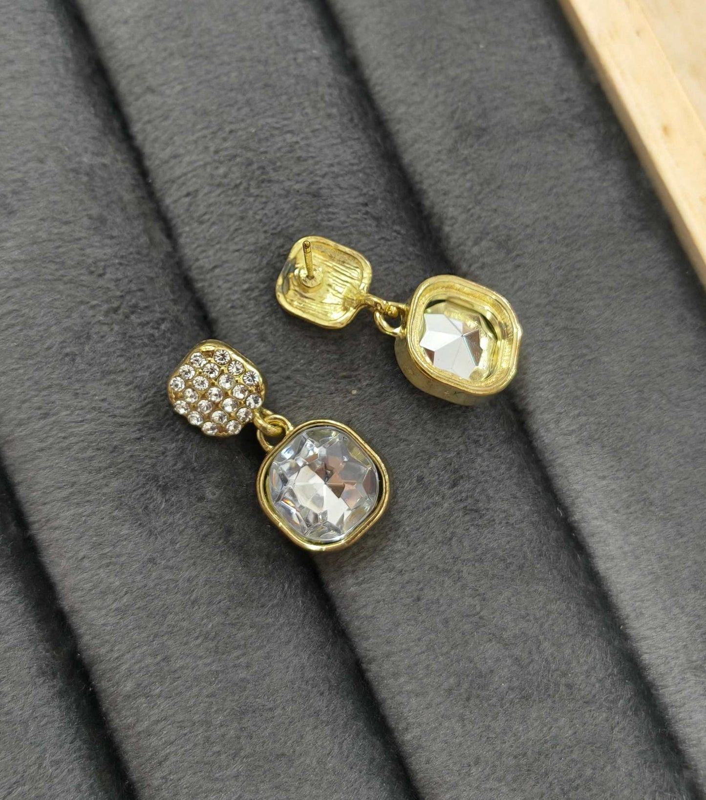 Korean Luxury Style Crystal Earring - Korean Earrings