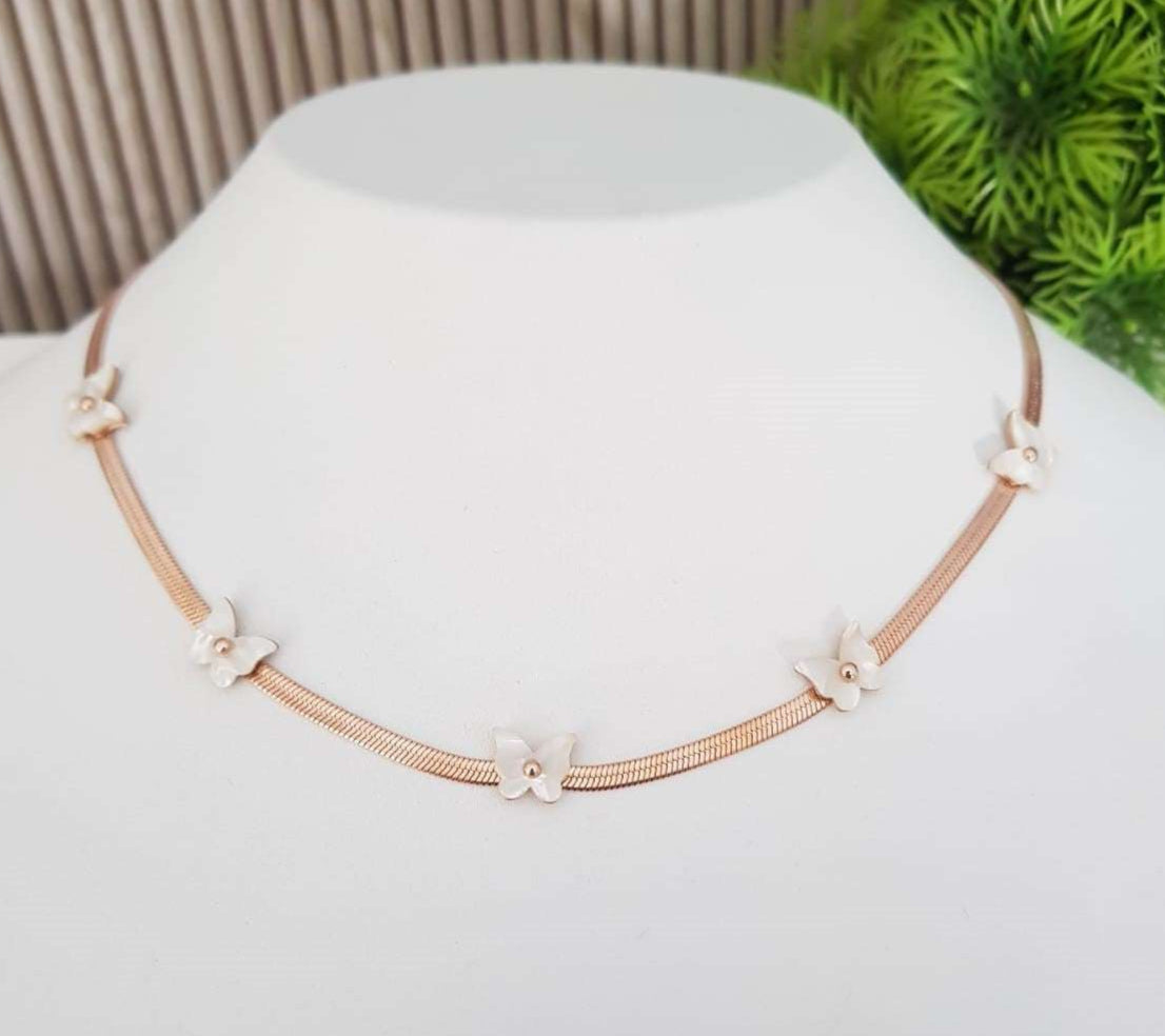 Anti Tarnish Snake Gold Chain Necklace - Buy Online Now
