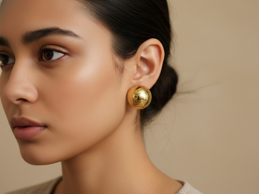 Premium Lightweight Bold Round Hoop Earrings - Fancy