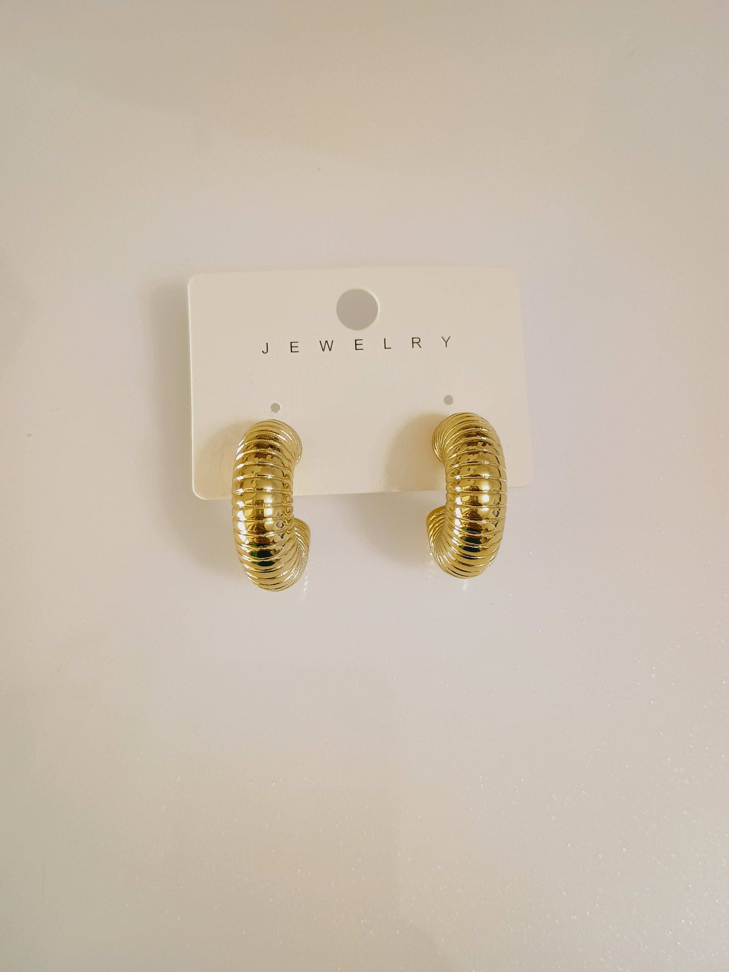 Premium Lightweight Golden Spiral Hoops- Fancy Earring - Urban Era Jewel