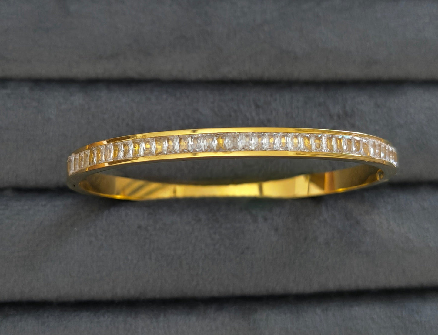 Premium Stone Studded 18K Gold Plated Bracelet
