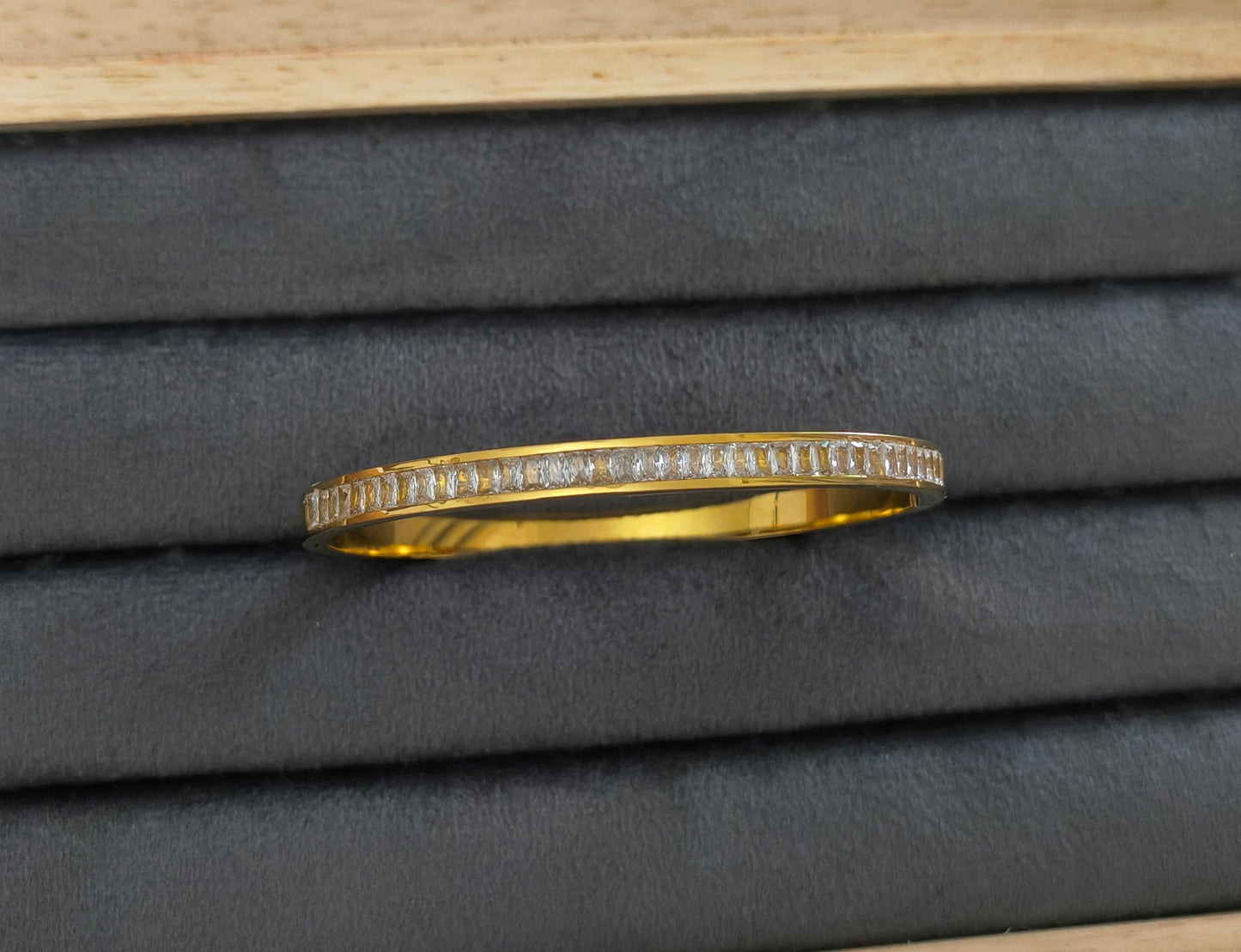 Premium Stone Studded 18K Gold Plated Bracelet