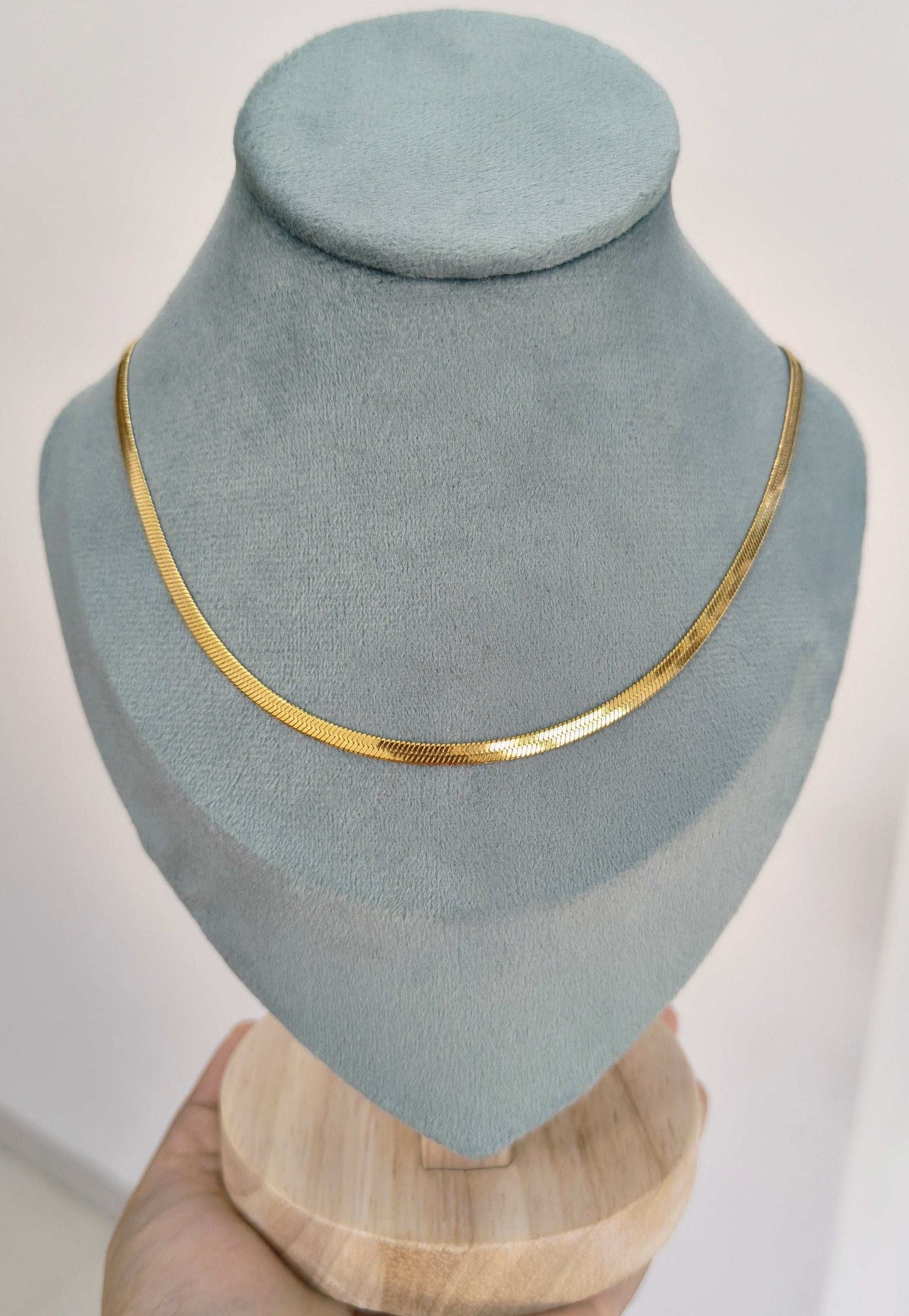 Snake Chain Necklace 18k Gold PVD Plated