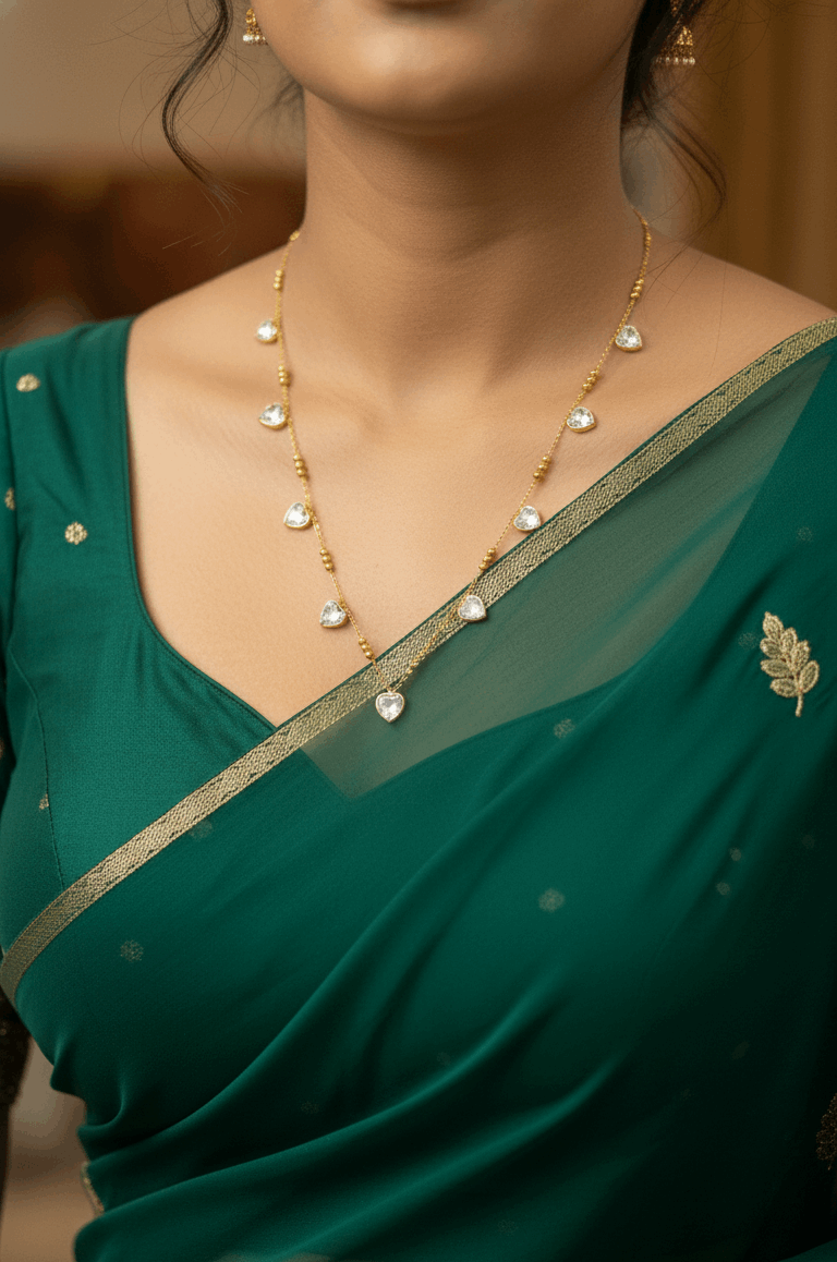 Anti Tarnish Bold Hearts Waist Chain 18K Gold Plated