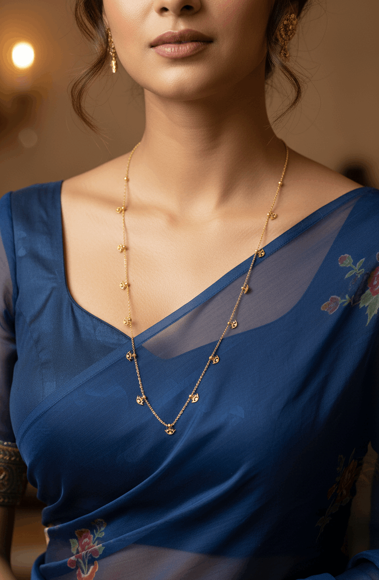 Anti Tarnish Evil Eye Charm Waist Chain 18K Gold Plated