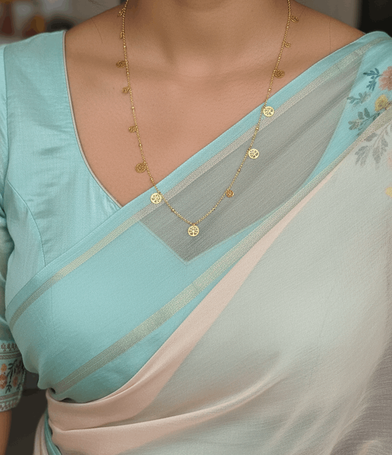 Anti Tarnish Tree Charm Waist Chain 18K Gold Plated