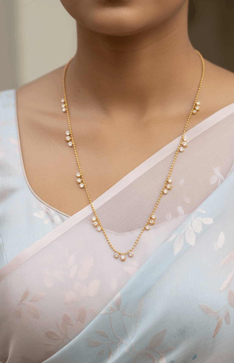 Anti tarnish Star Studded Waist Chain 18K Gold Plated