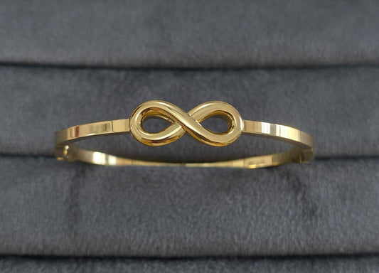 Anti Tarnish Babysize Infinity Eternal Bracelet 18K Gold