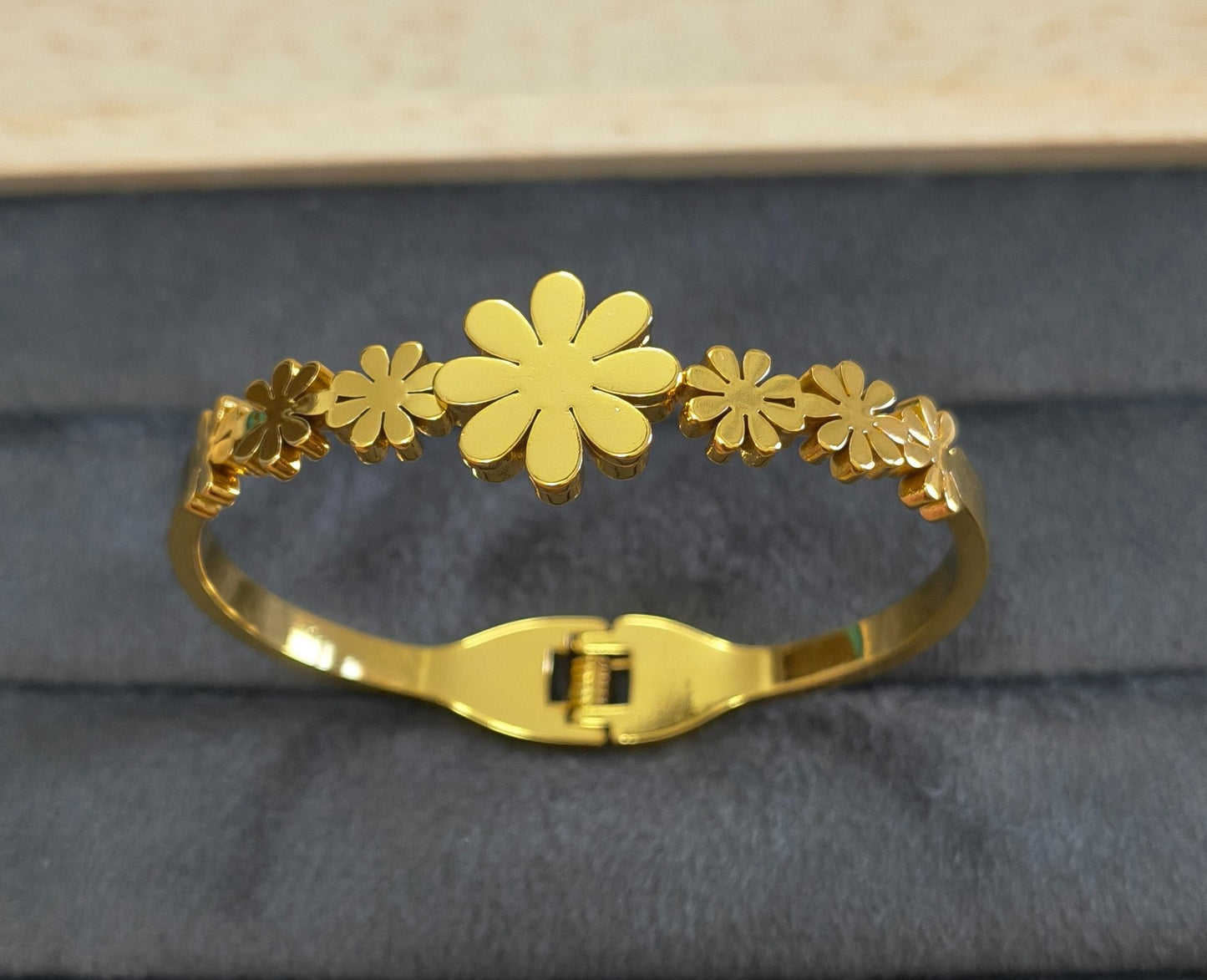 Anti Tarnish Bracelet Babysize Flora 18K Gold Plated