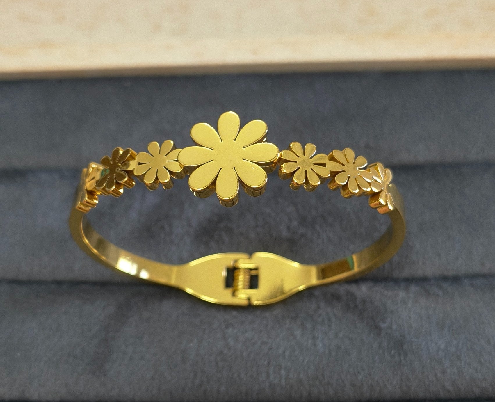 Anti Tarnish Bracelet Babysize Flora 18K Gold Plated