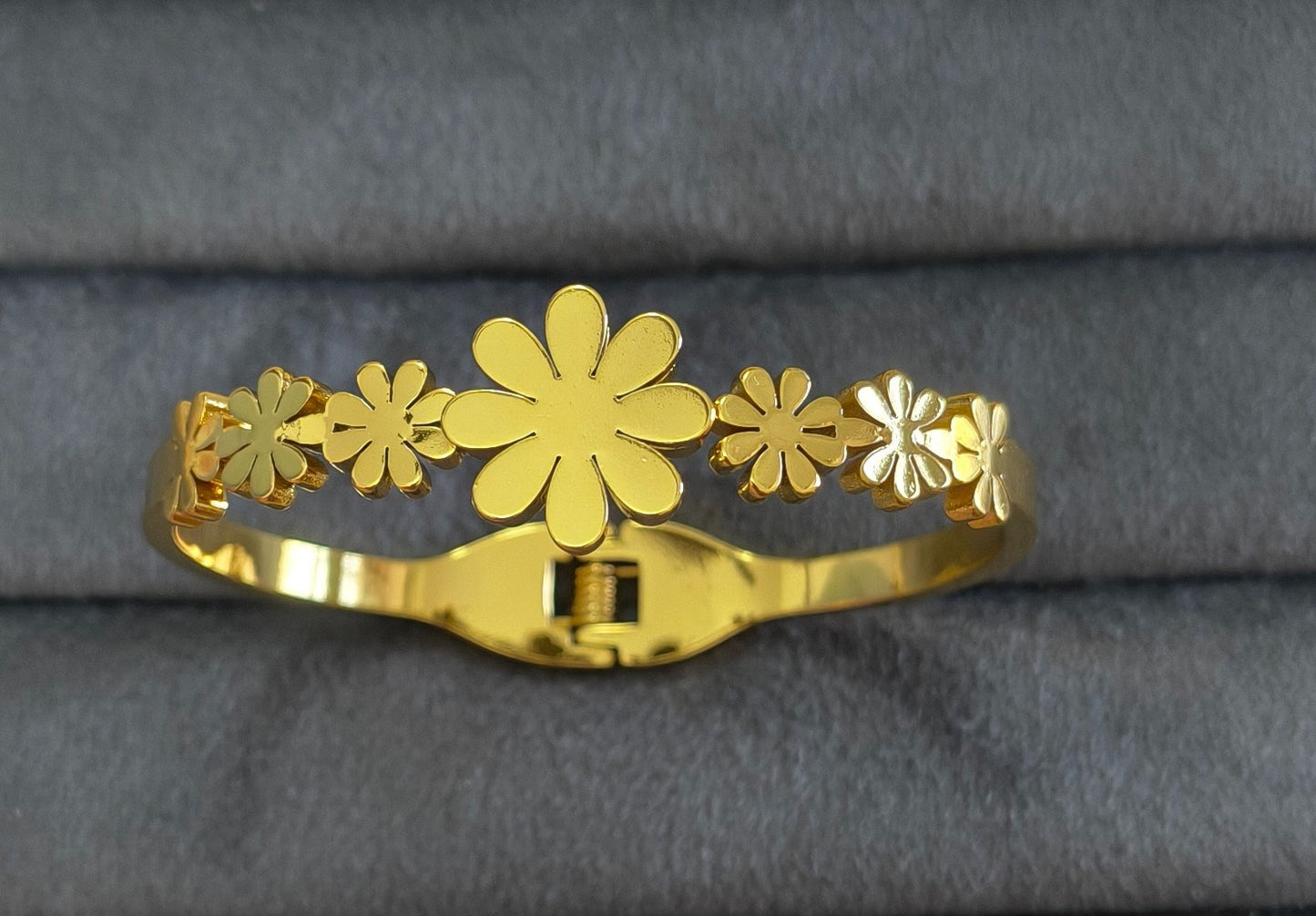 Anti Tarnish Bracelet Babysize Flora 18K Gold Plated