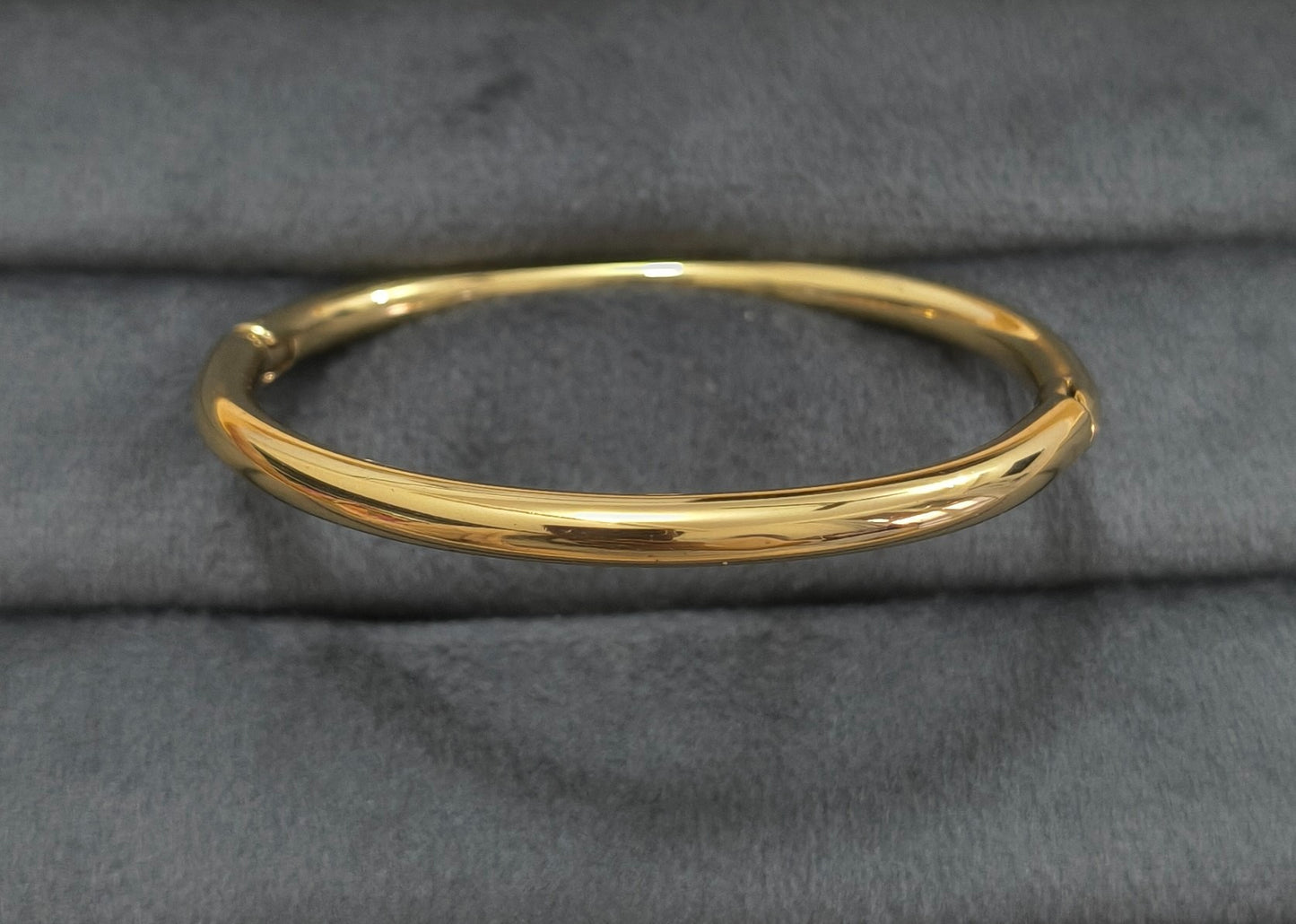 Anti Tarnish Bracelet Babysize Viral Solid 18K Gold Plated