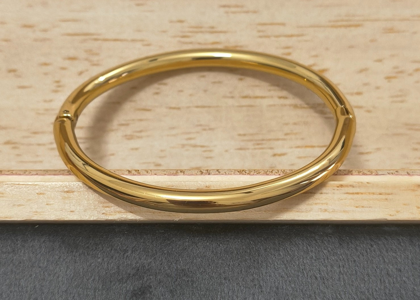 Anti Tarnish Bracelet Babysize Viral Solid 18K Gold Plated