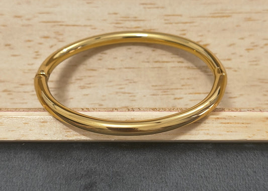 Anti Tarnish Bracelet Babysize Viral Solid 18K Gold Plated