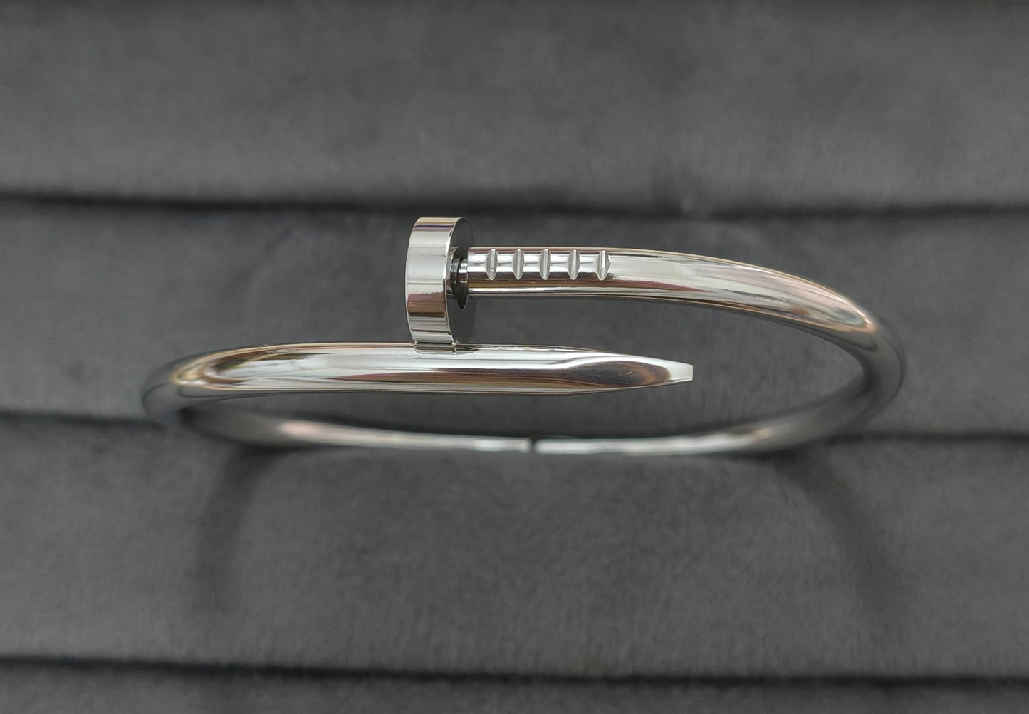 Anti Tarnish Bracelet Silver Nail Design 18K Gold Plated