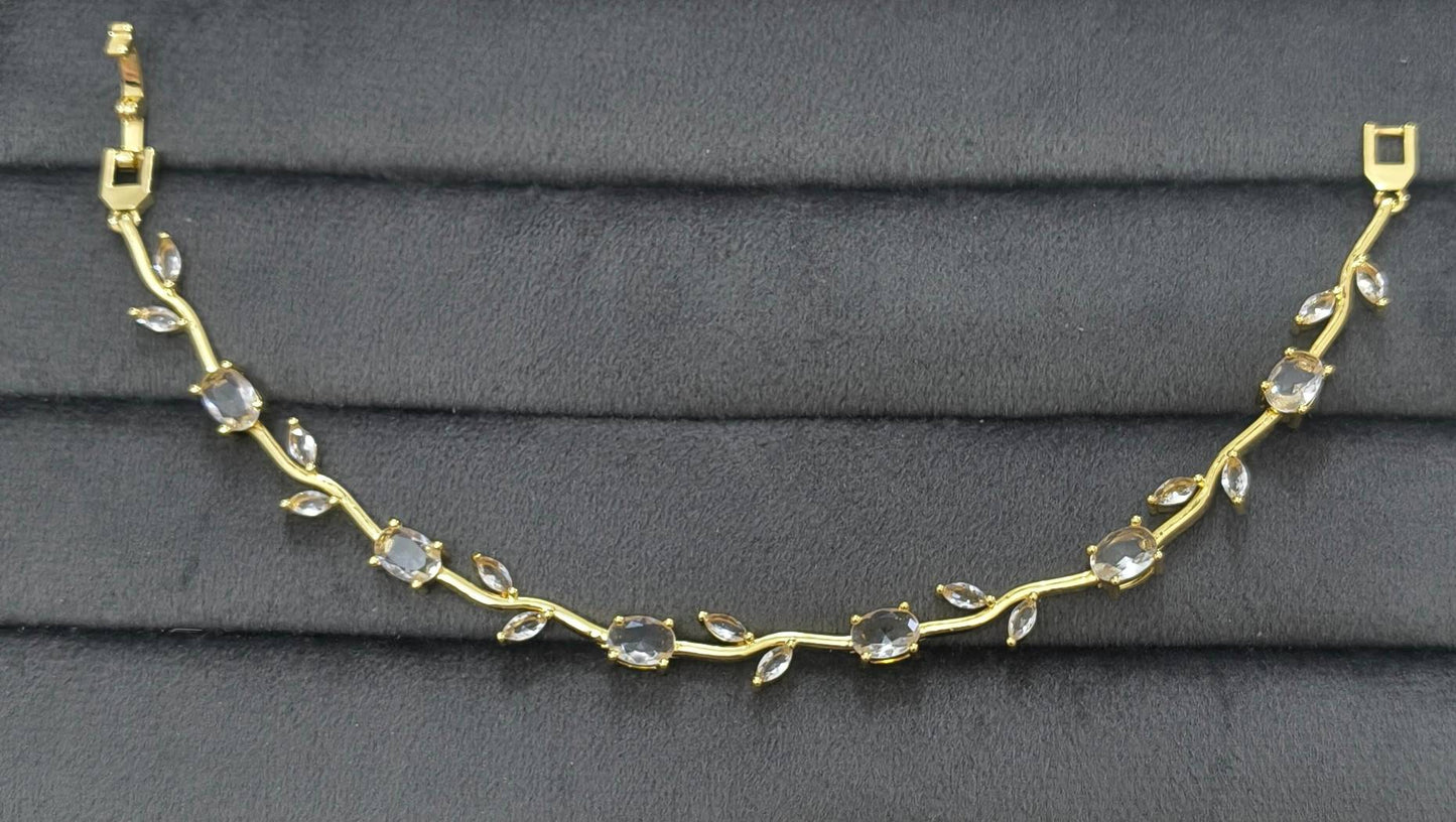 Anti Tarnish Bracelet Viral Tulip Bracelet 18K Gold Plated