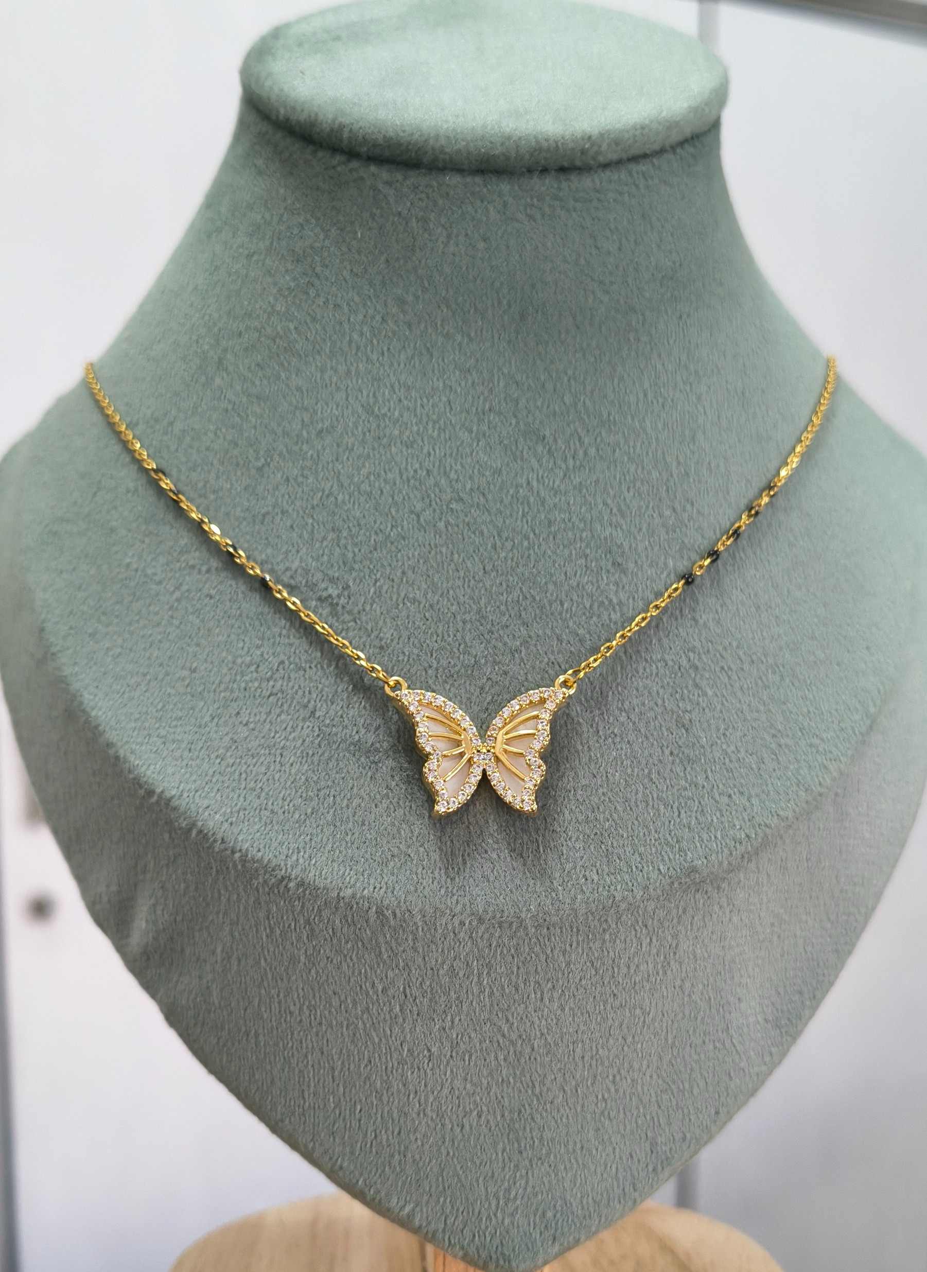 Anti Tarnish Butterfly Style Mangalsutra 18K Gold Plated