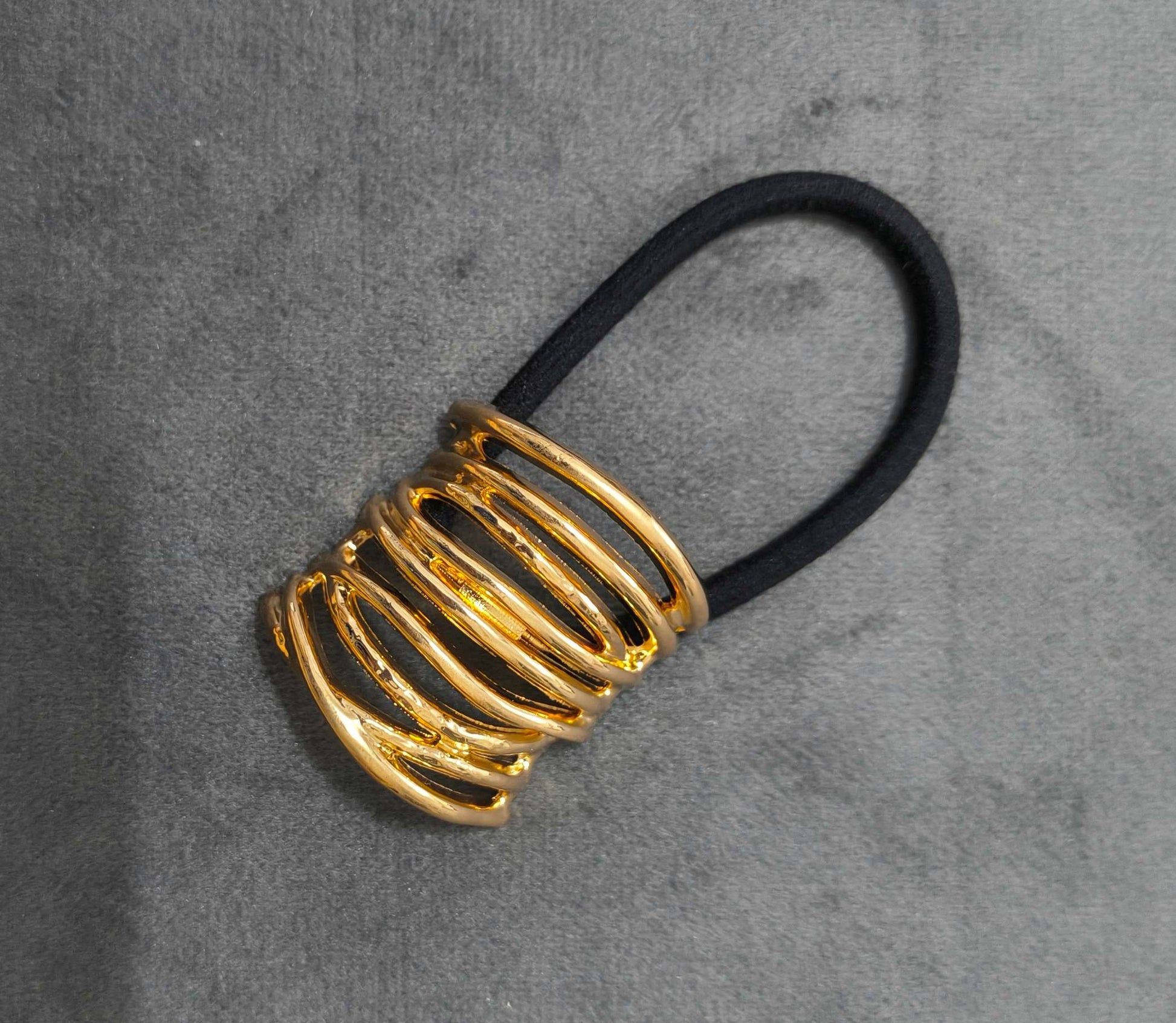 Anti Tarnish Hair Cuff Geometric Hair Band 18K Gold Plated