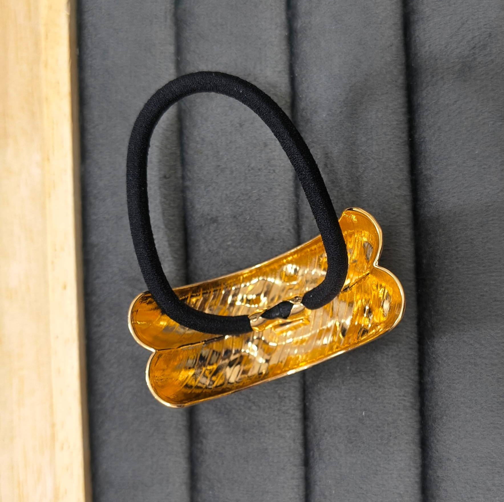 Anti Tarnish Hair Cuff Viral Hair Band 18K Gold Plated