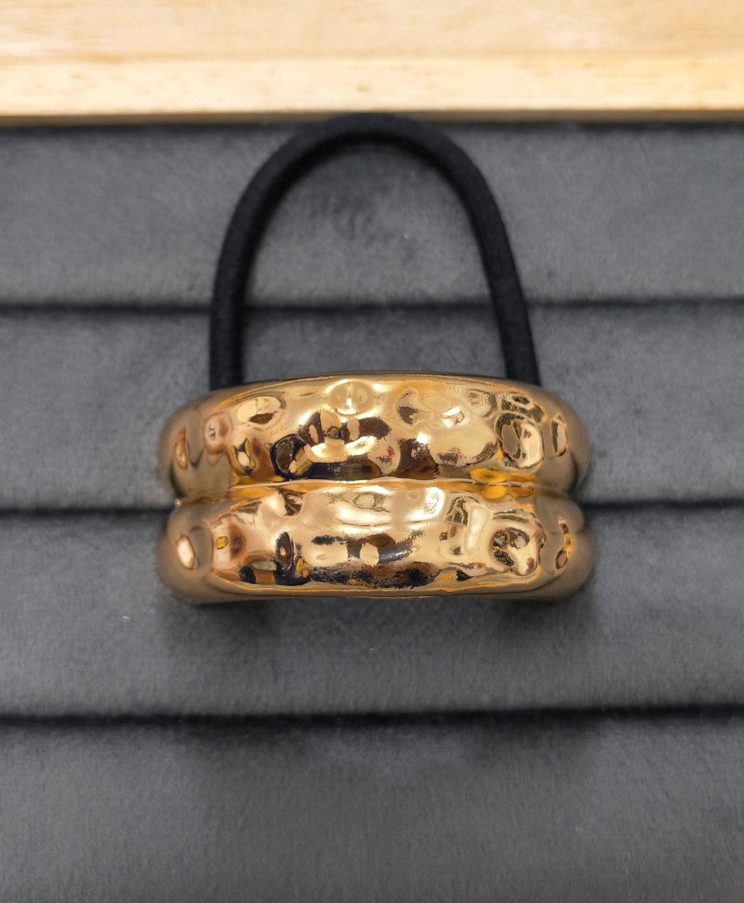 Anti Tarnish Hair Cuff Viral Hair Band 18K Gold Plated