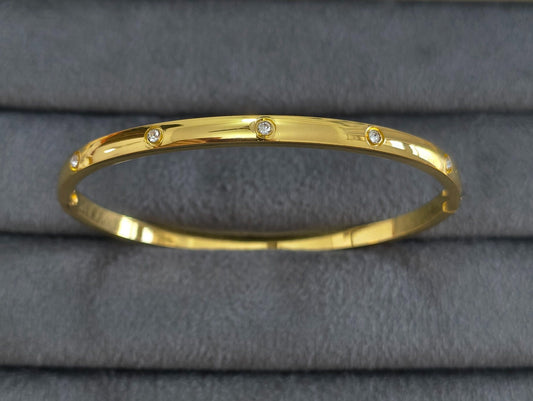 Anti Tarnish Luxury Aesthetic Bracelet 18K Gold Plated