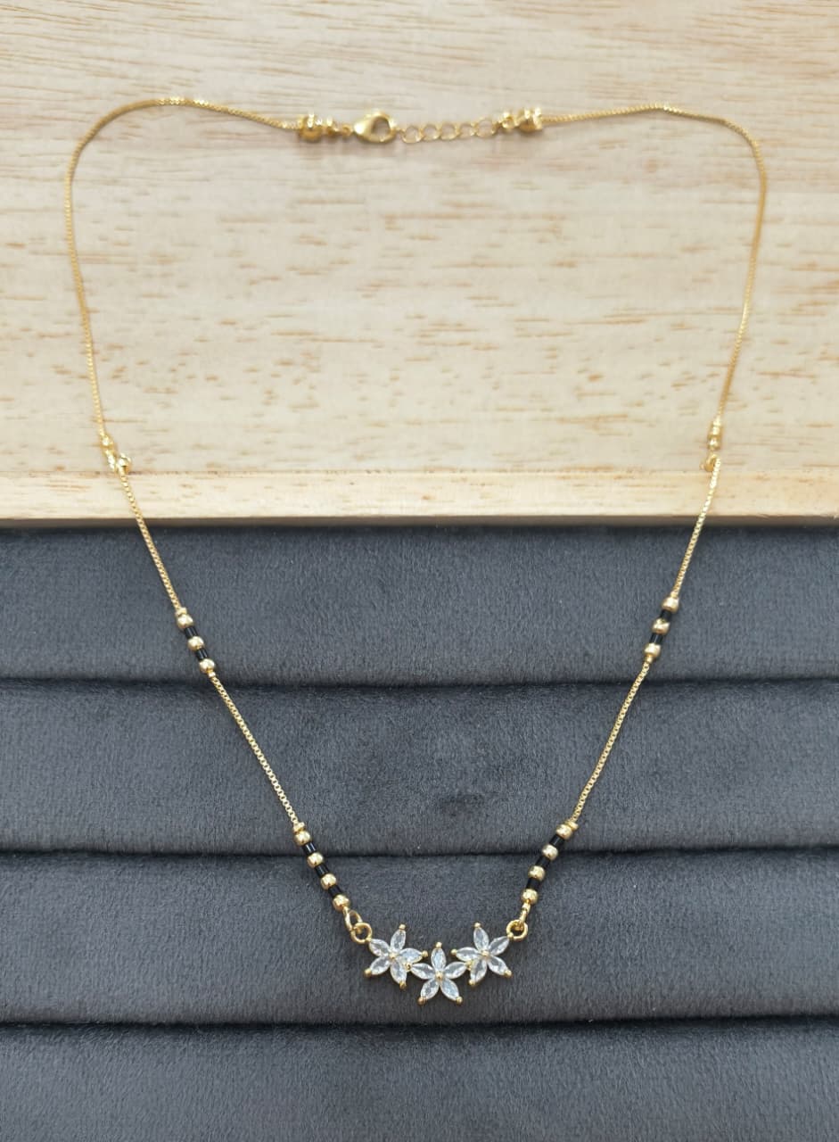 Anti Tarnish Mangalsutra Shining Star 18K Gold Plated
