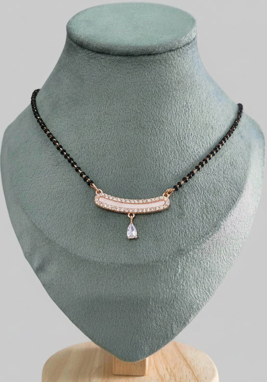 Anti Tarnish Mangalsutra Vintage Style 18K RoseGold Plated