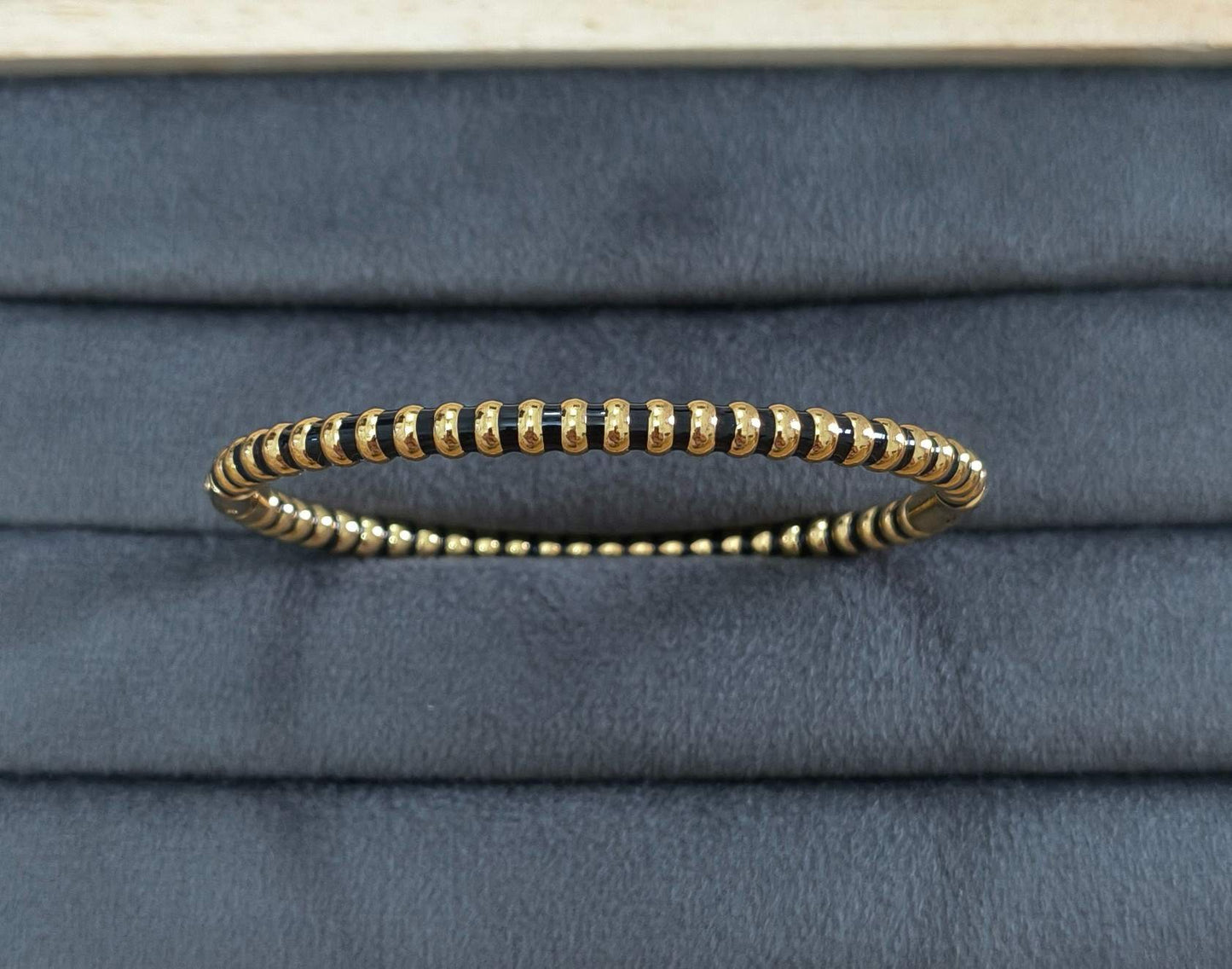 Anti Tarnish Unisex Boho Beaded Bracelet 18K Gold Plated