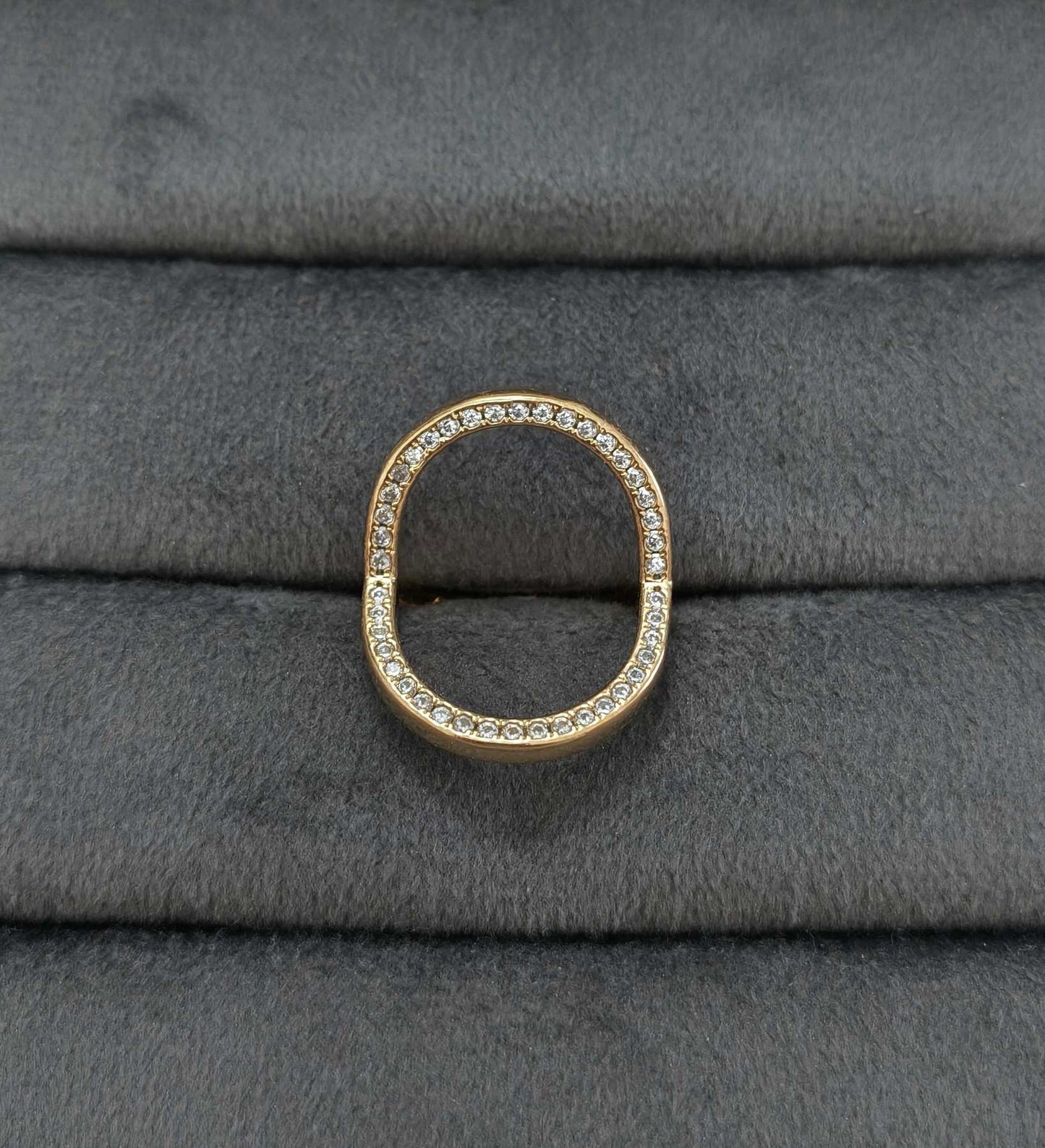 Anti Tarnish Versatile 3 Way Sparkle Ring 18K Gold Plated