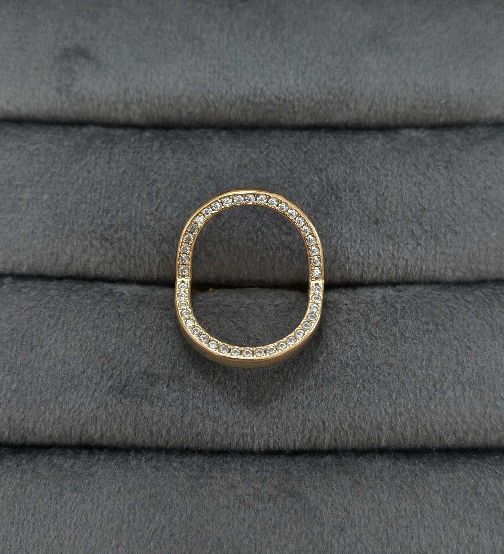 Anti Tarnish Versatile 3 Way Sparkle Ring 18K Gold Plated