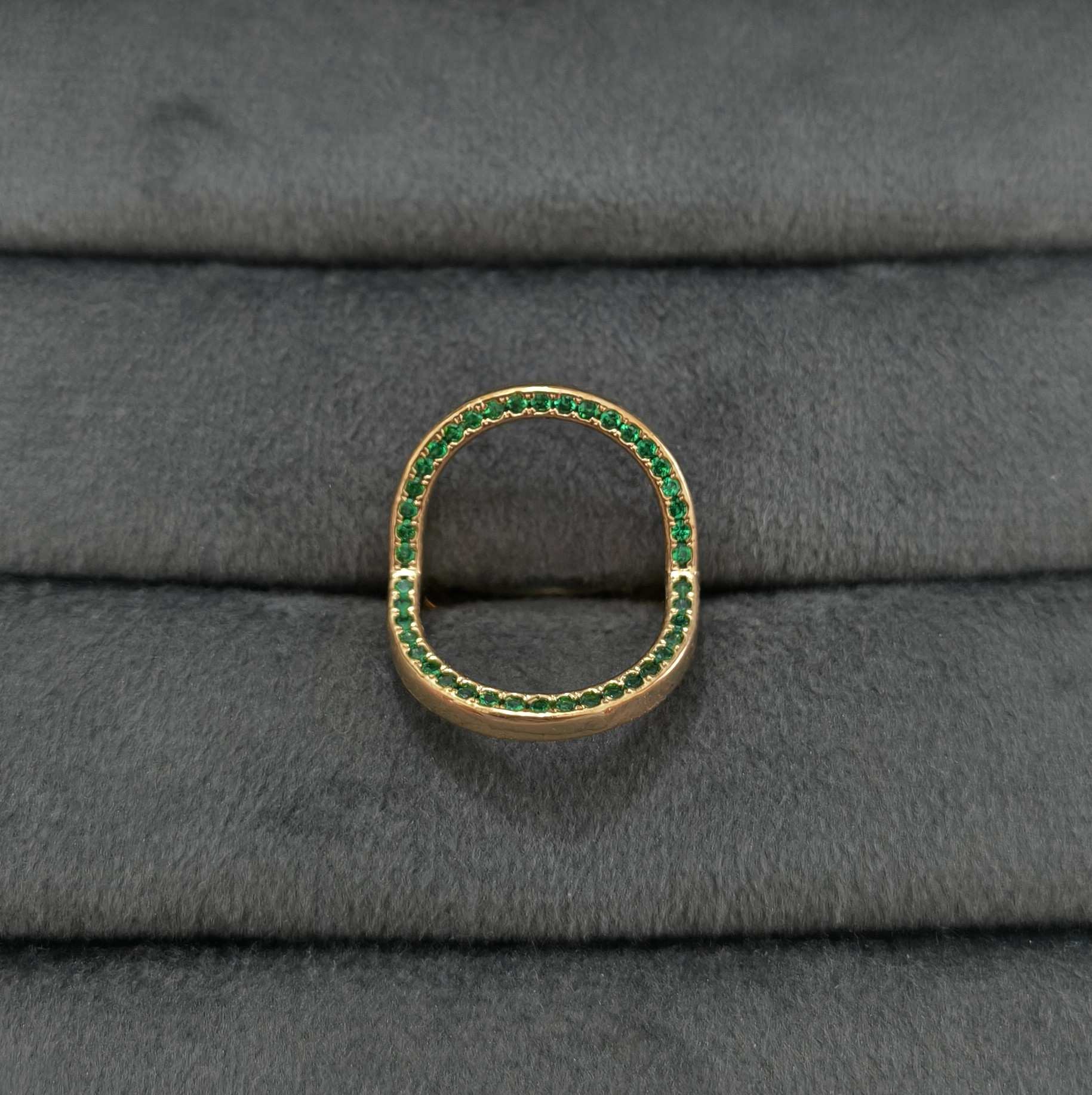 Anti Tarnish Versatile 3 Way Sparkle Ring 18K Gold Plated