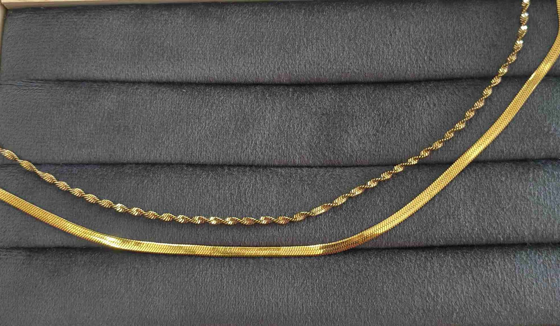 Anti Tarnish Waist Chain Bold Double Layered 18K Gold Plated