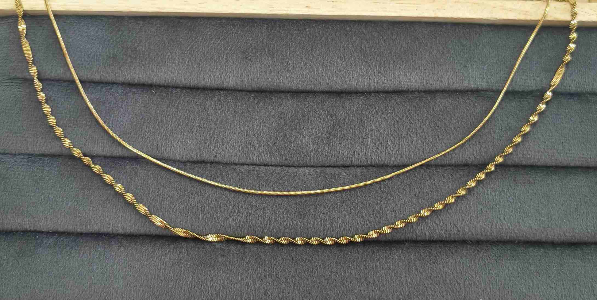 Anti Tarnish Waist Chain Elegant Double Layered 18K Gold