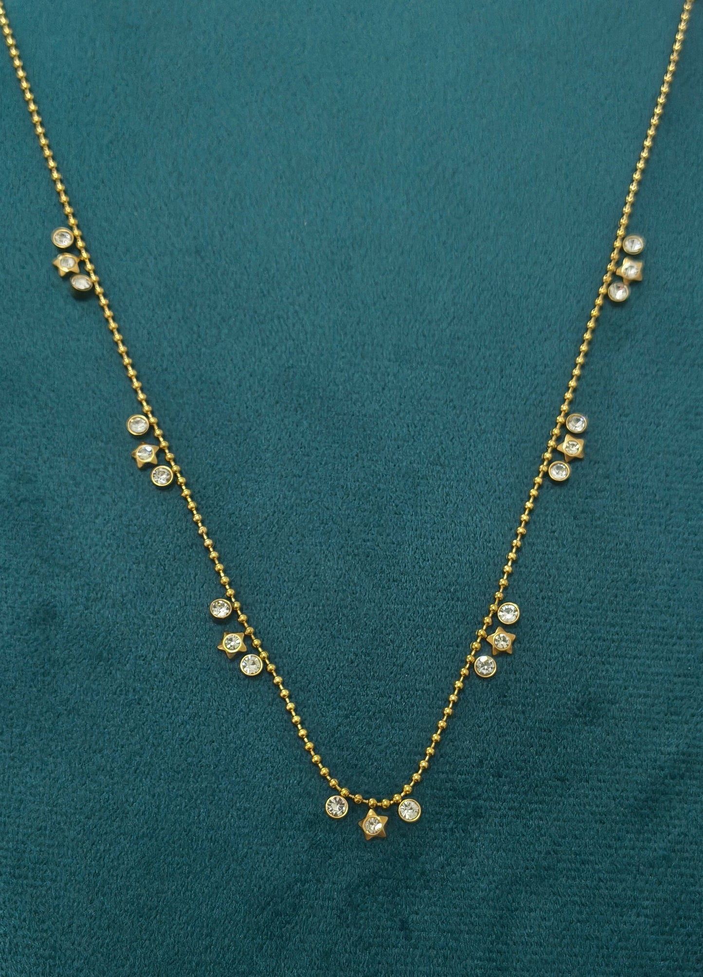 Anti tarnish Star Studded Waist Chain 18K Gold Plated